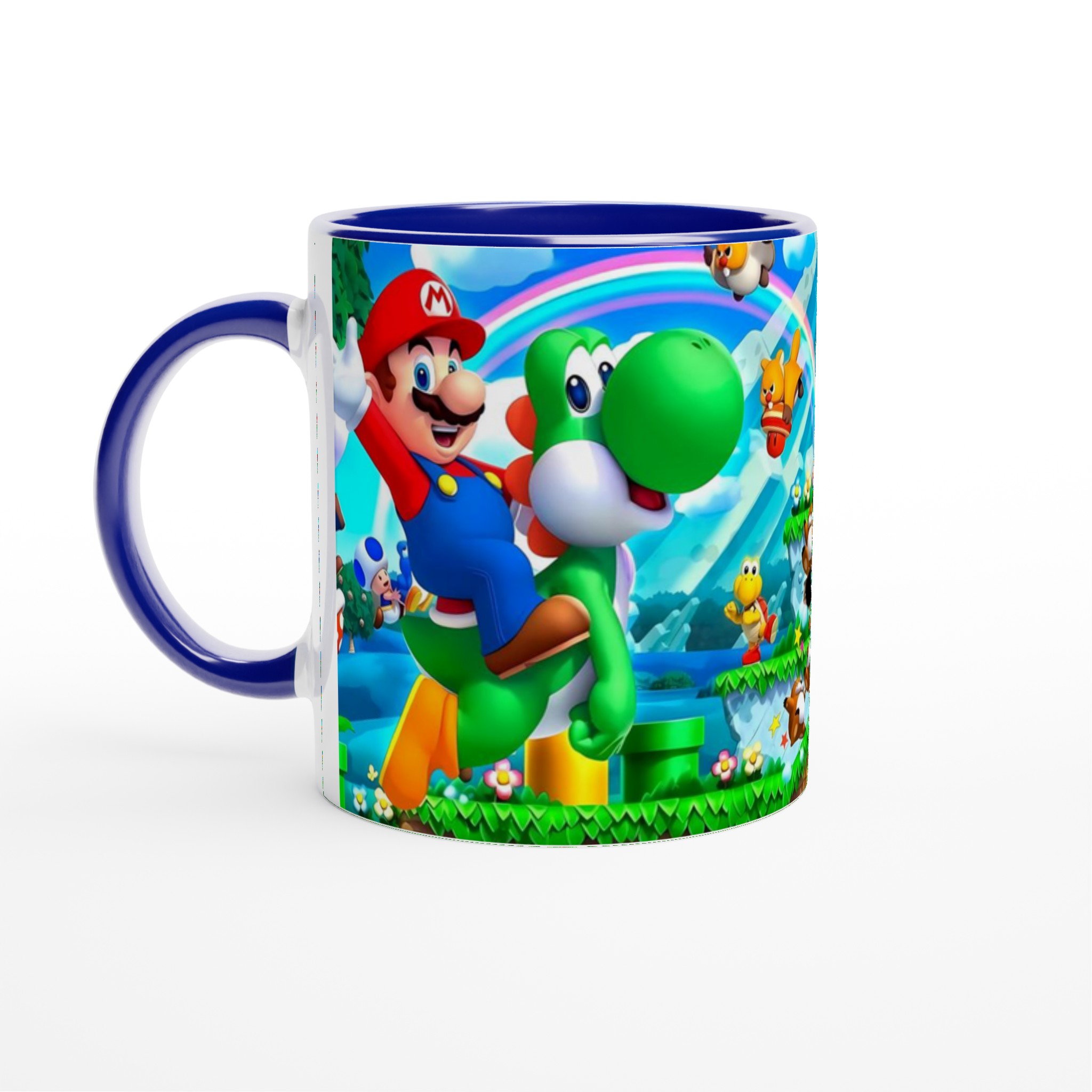 Vit 11oz keramisk mugg med färgstarkt Super Mario-tema i flera färgval 2 469d9cf4-f7fb-4ead-b0b6-cc62ff70c10a