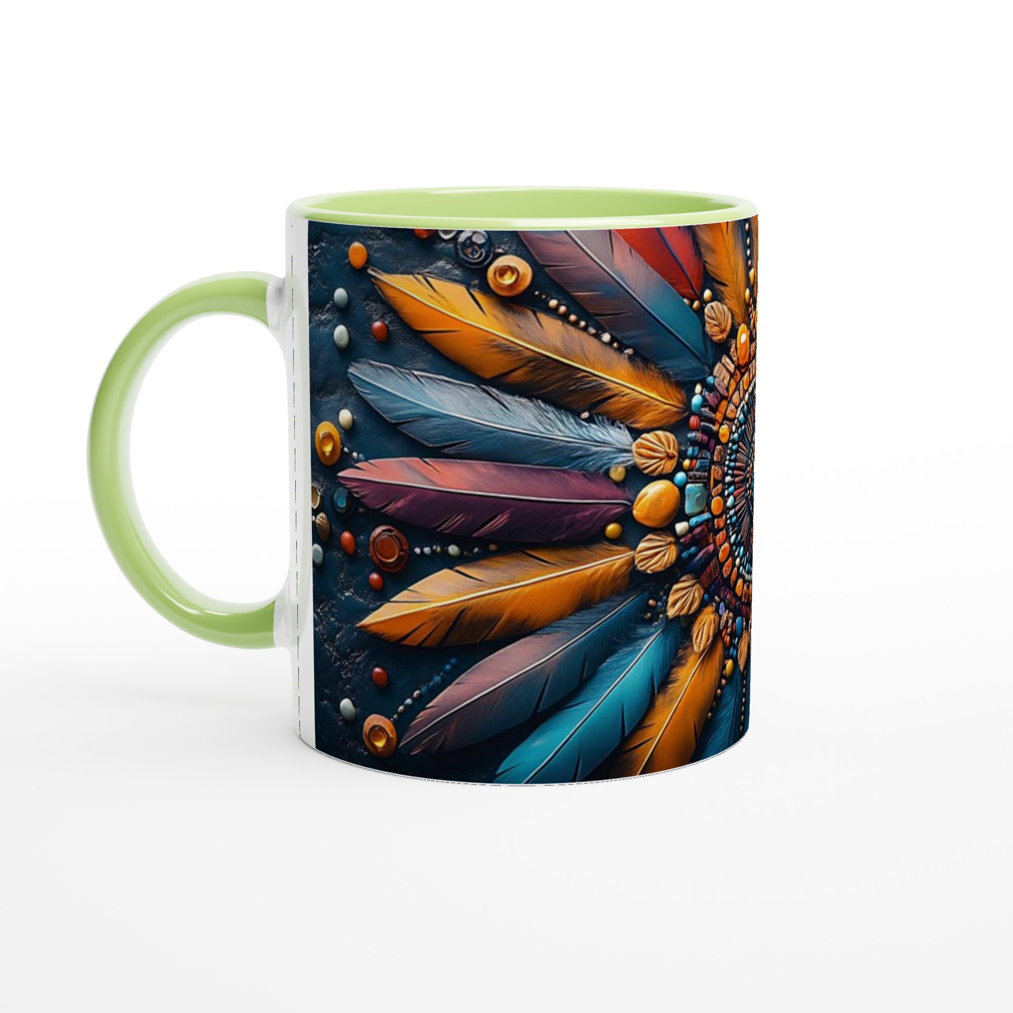 Aztec Inspired 11oz Keramisk Mugg – Konstfull Design i Levande Färger 7 46ae1c5c-c975-4158-9d2a-049655dfa209