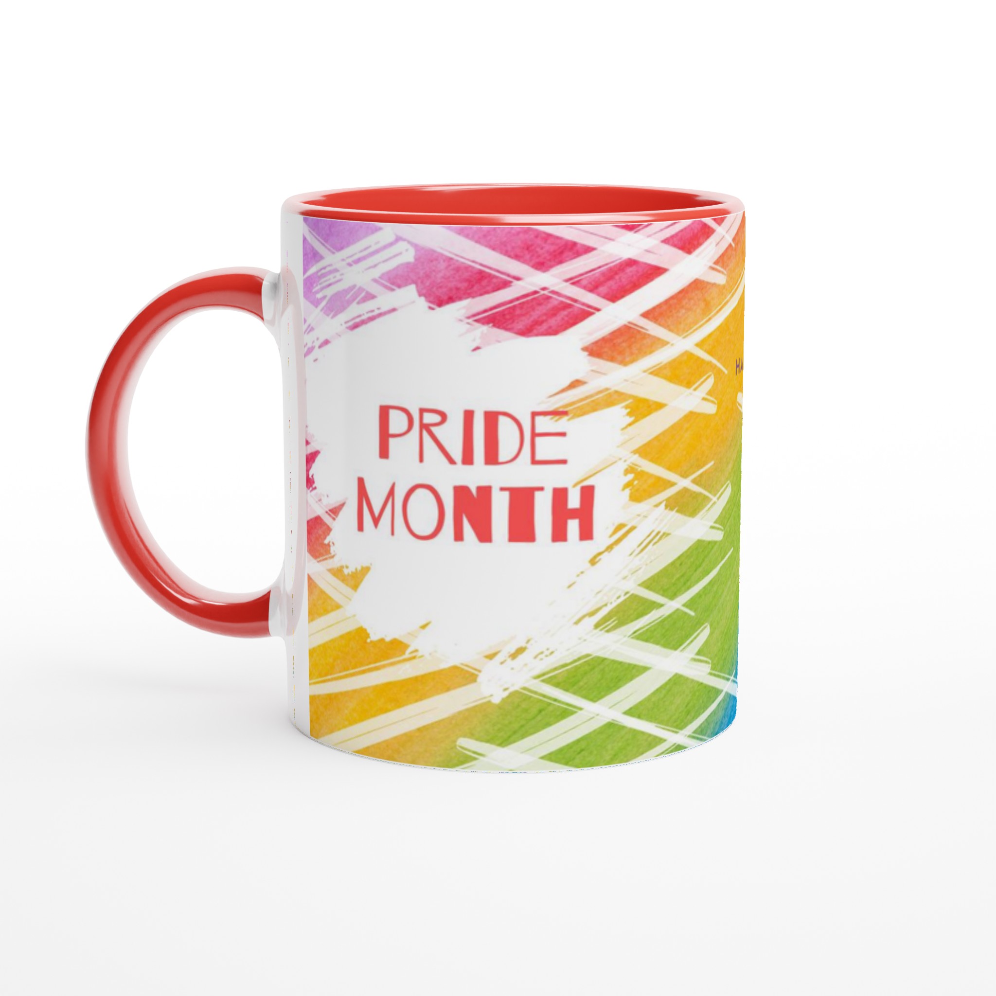 Vit 11oz keramisk mugg – fira Pride Month med färgstark stil i sju keramiska nyanser 5 46e08d7c-58fb-47f4-b460-1adcefa445ce