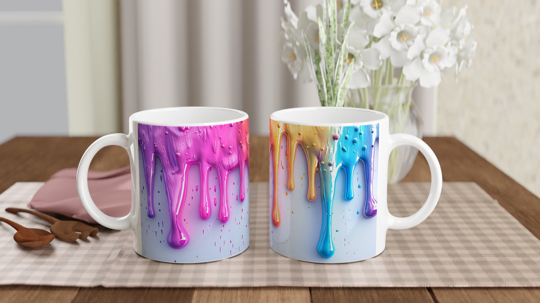 Mugg i Regnbågens Färger – 11oz Keramikmugg i Klara, Glänsande Nyanser – Välj Din Favorit! 10 470e93df-7747-4479-9445-df1f9a6b8f4b