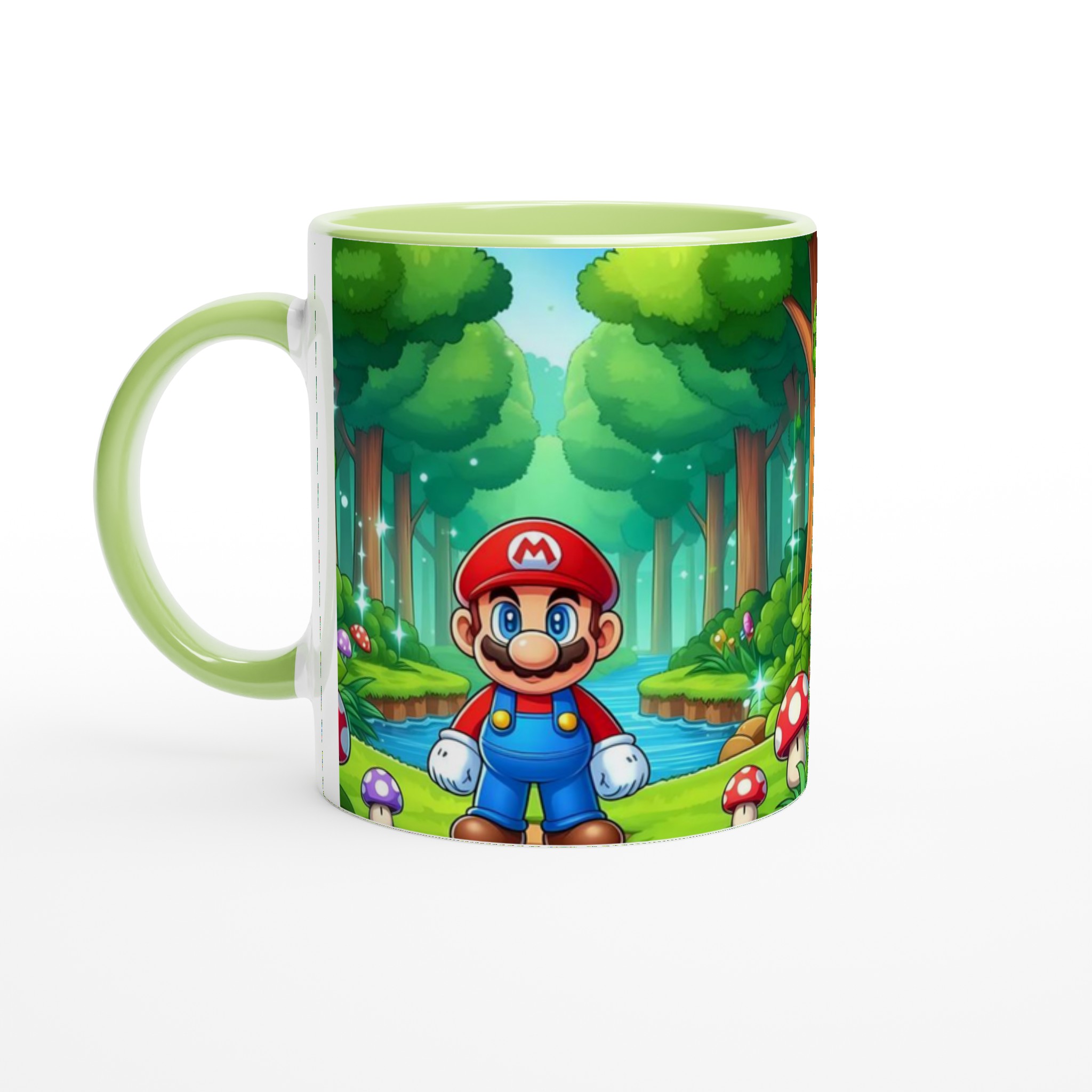 Vit 11oz keramisk mugg med färgglad spelinspirerad design i flera keramiska färger 7 474c7cea-dee9-4bb1-a43a-0a56aa0d3b8c