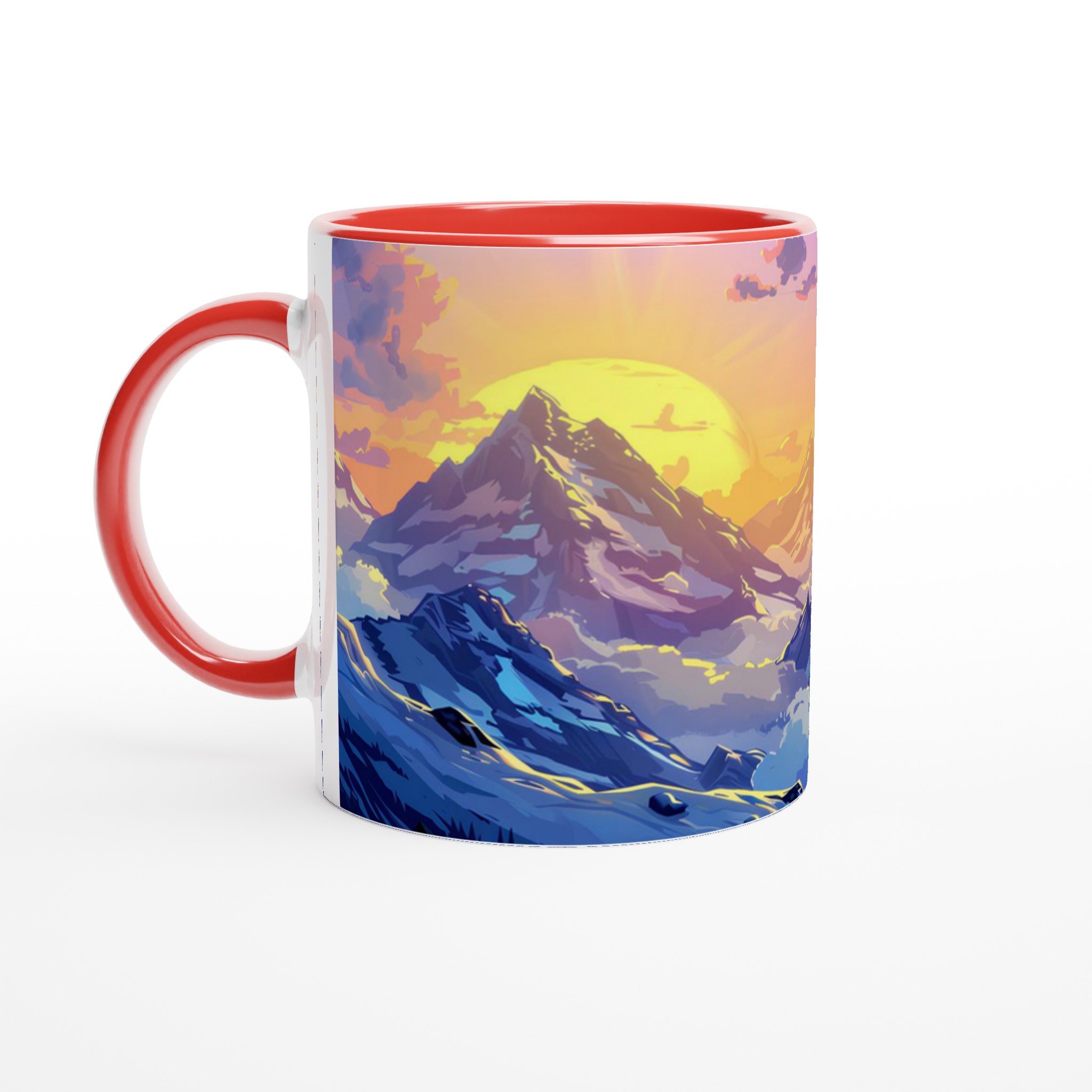 Alptoppar Solnedgång – 11oz Keramisk Mugg för Äventyrslystna 5 476e6d1b-7c94-4188-99fe-301a4ea15910