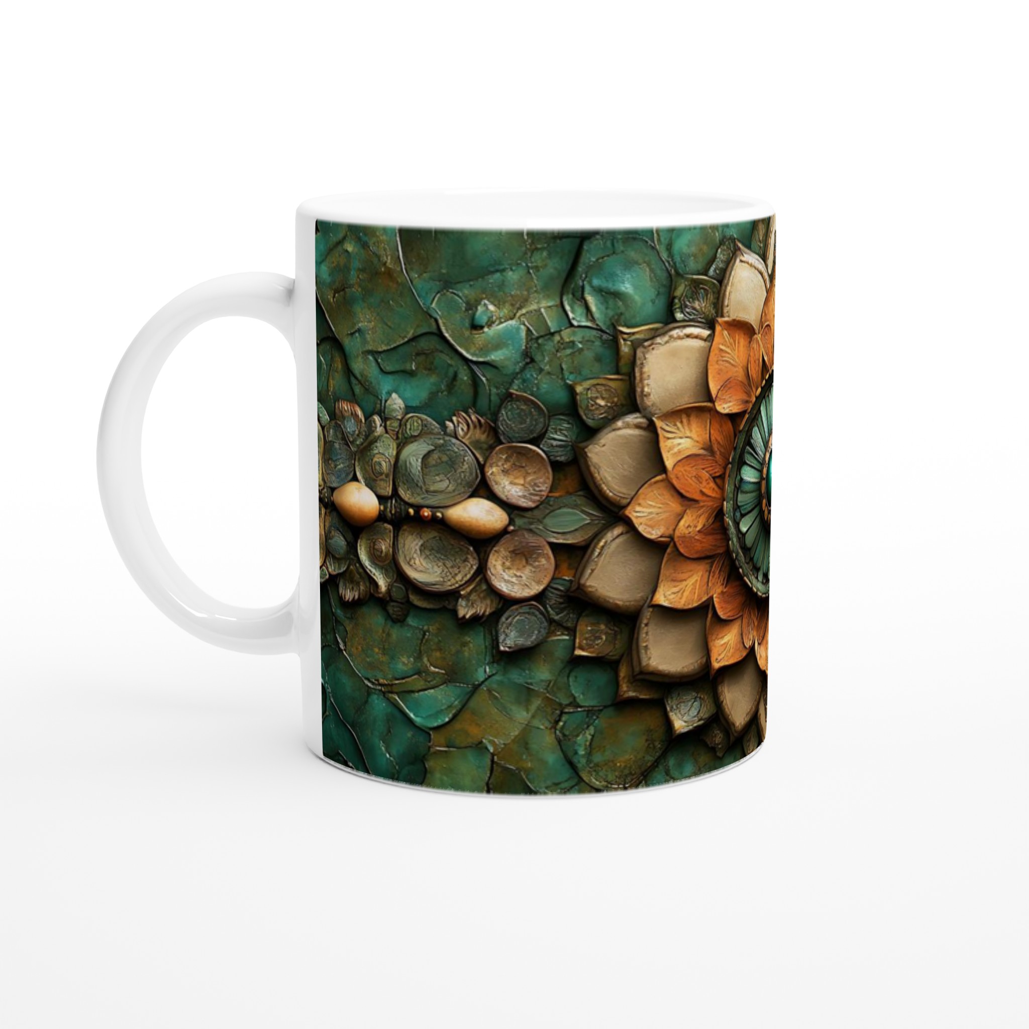 Koppar & Turkos Mandala Mugg - Välj din färg! 1 477ce7e5-fe94-42f0-b74b-c1846cb6f487
