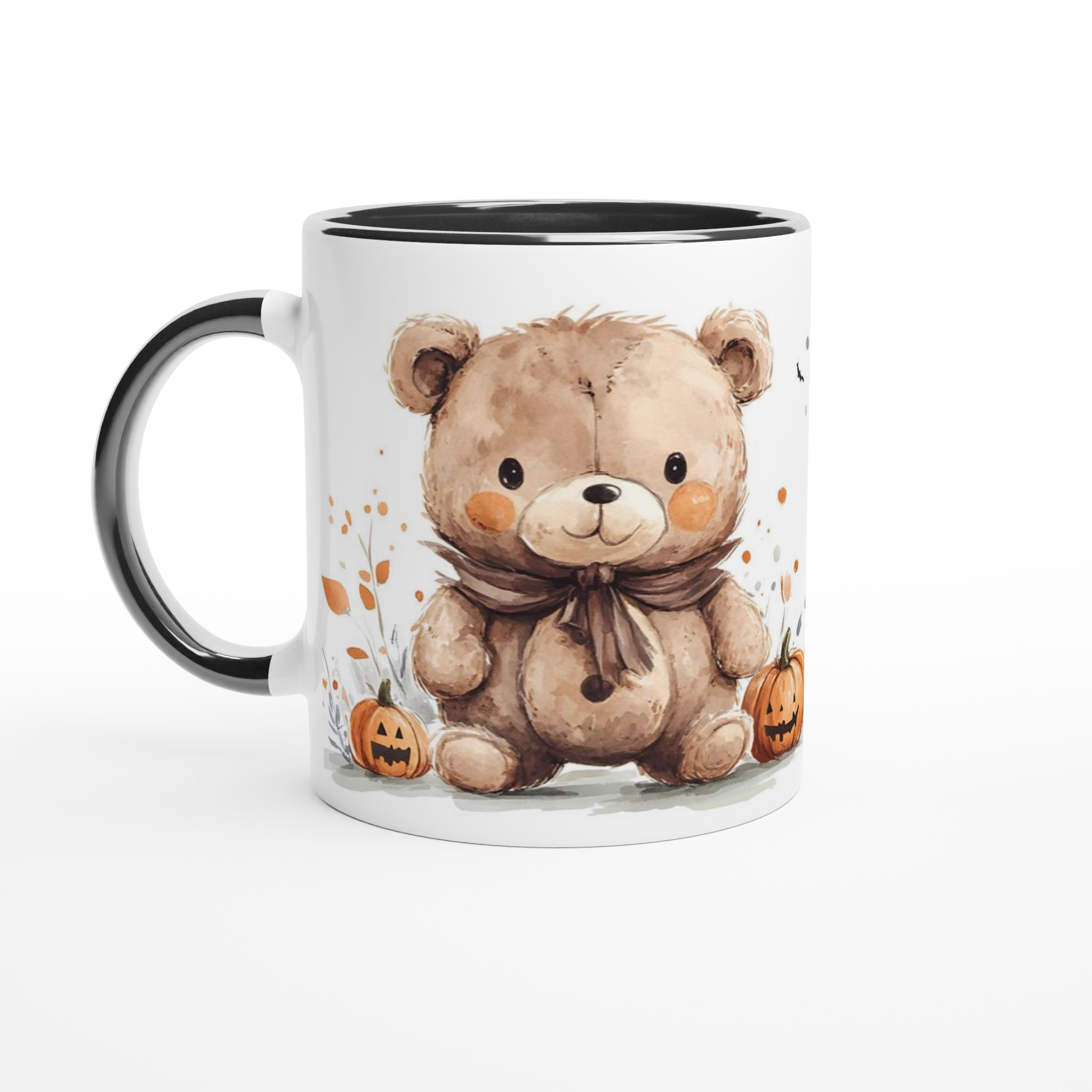 Söta Halloweenbjörnar – Unik 11oz Keramikmugg i ditt val av färg 4 478ec02d-dfe8-48b6-9b42-bf3435aee53a
