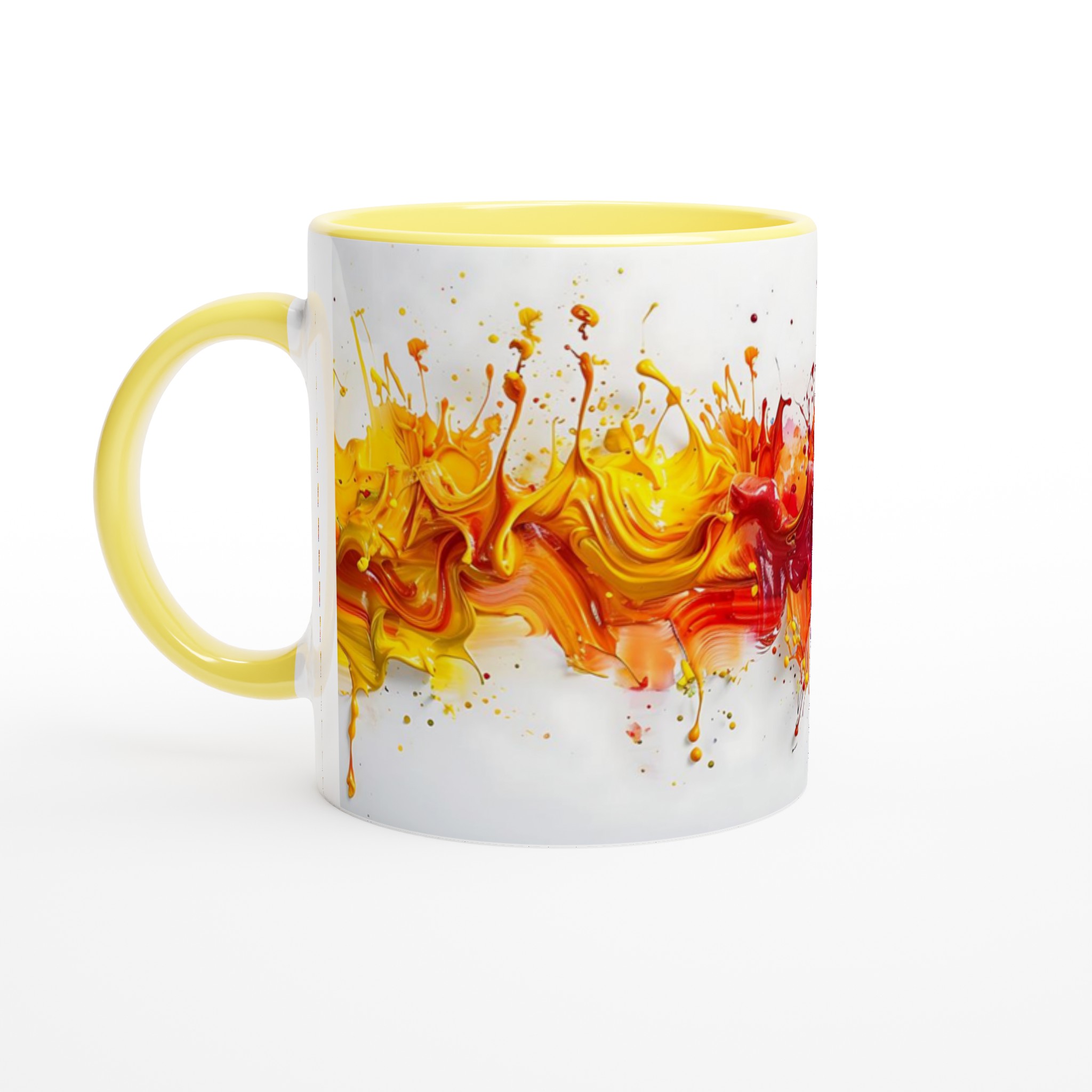 Vit 11oz Keramisk Mugg - Välj bland Regnbågens Färger för en Livlig Start på Dagen! 3 47a46c4e-d984-45ba-b40a-c8f20ef432f8