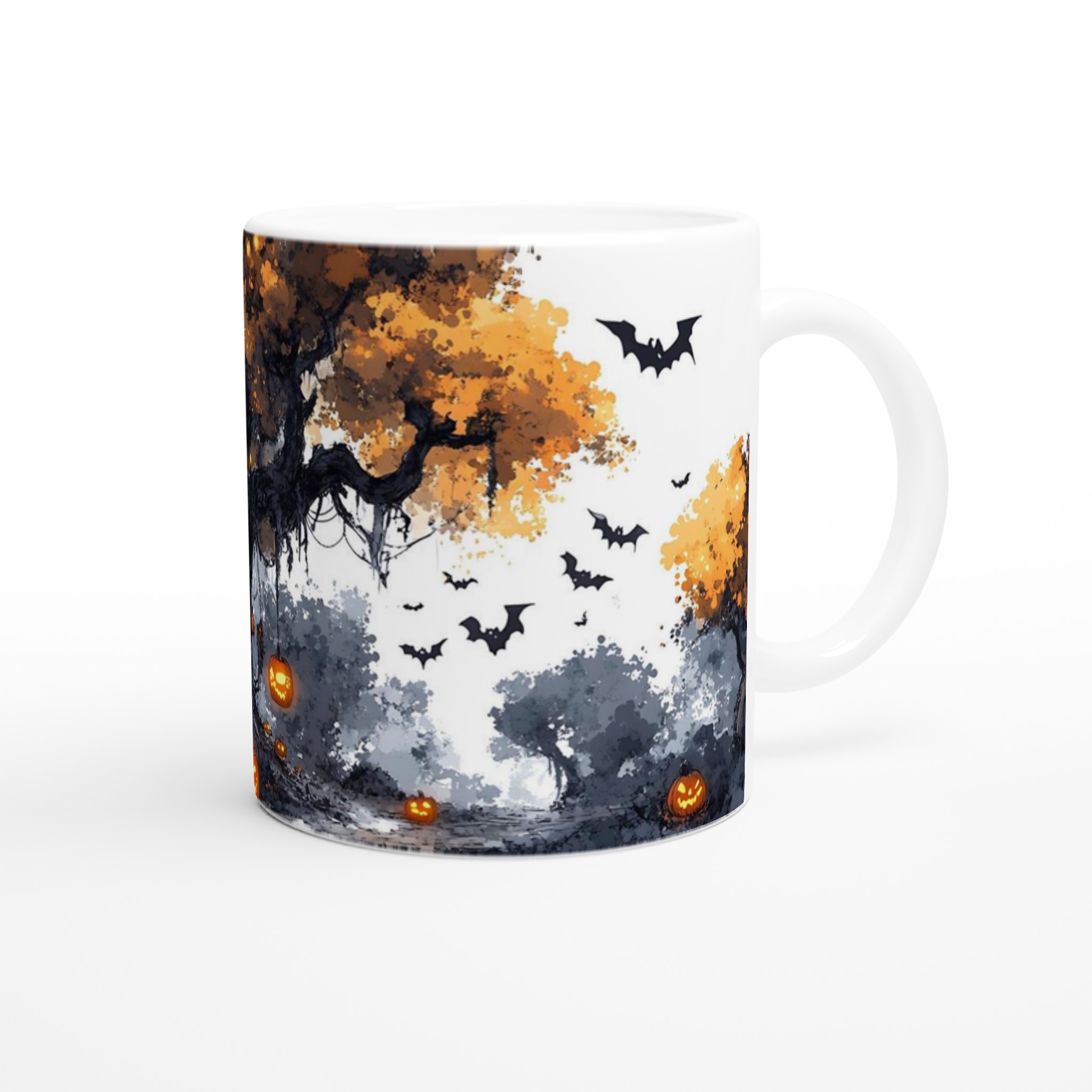 Mystisk Halloweennatt – 11oz Keramikmugg i ditt val av färg 9 47a4c004-3c7e-414e-96da-85efb343e1ba