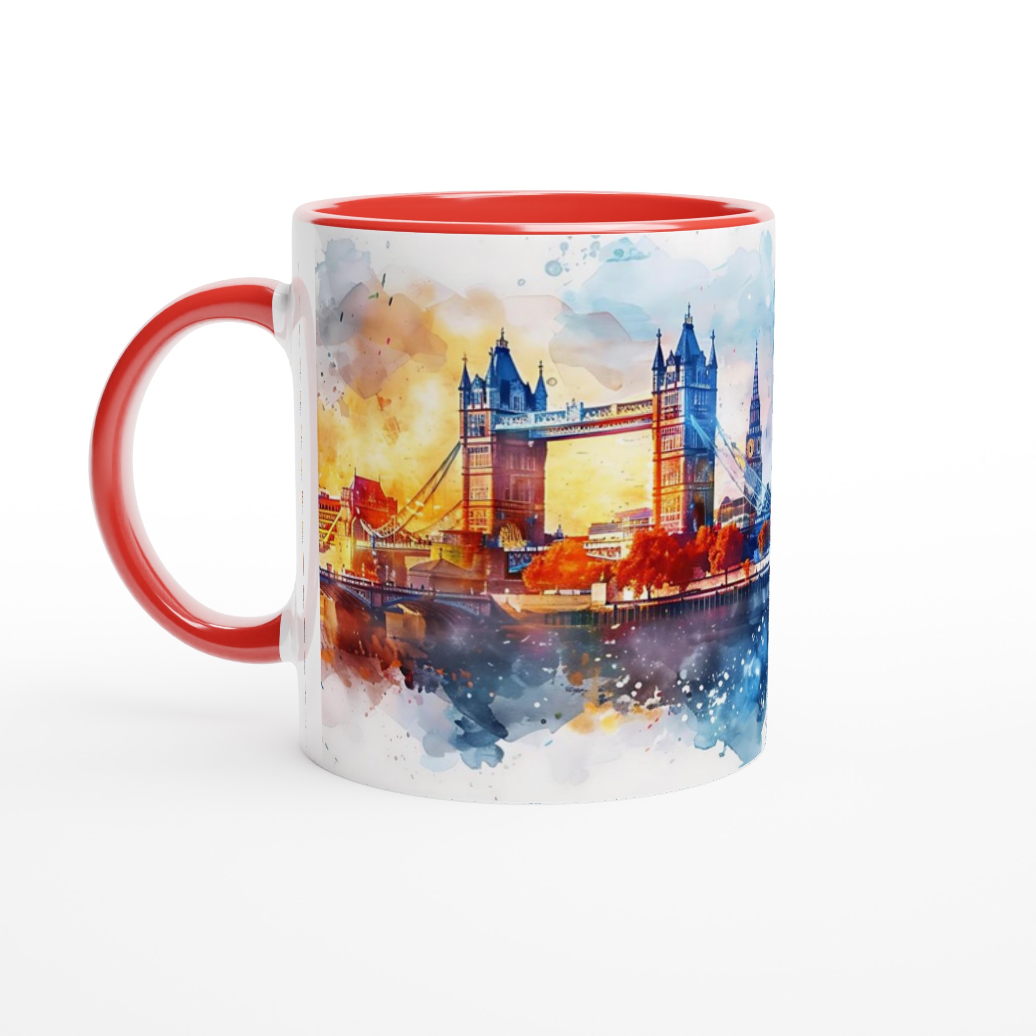 London Watercolor Skyline Mugg – Upplev stadens magi i varje klunk, välj din favoritfärg! 5 47cfb668-352f-4a74-b82e-c46e50e4f510