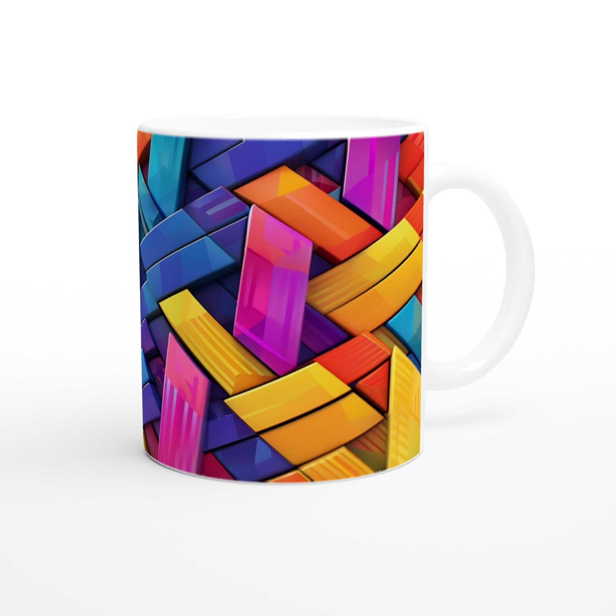Abstrakt Färgprakt 11oz Keramikmugg – Din Kaffepaus, Din Färgstarka Favorit! 9 47f7deda-a0ea-4d65-800f-1411105febaa