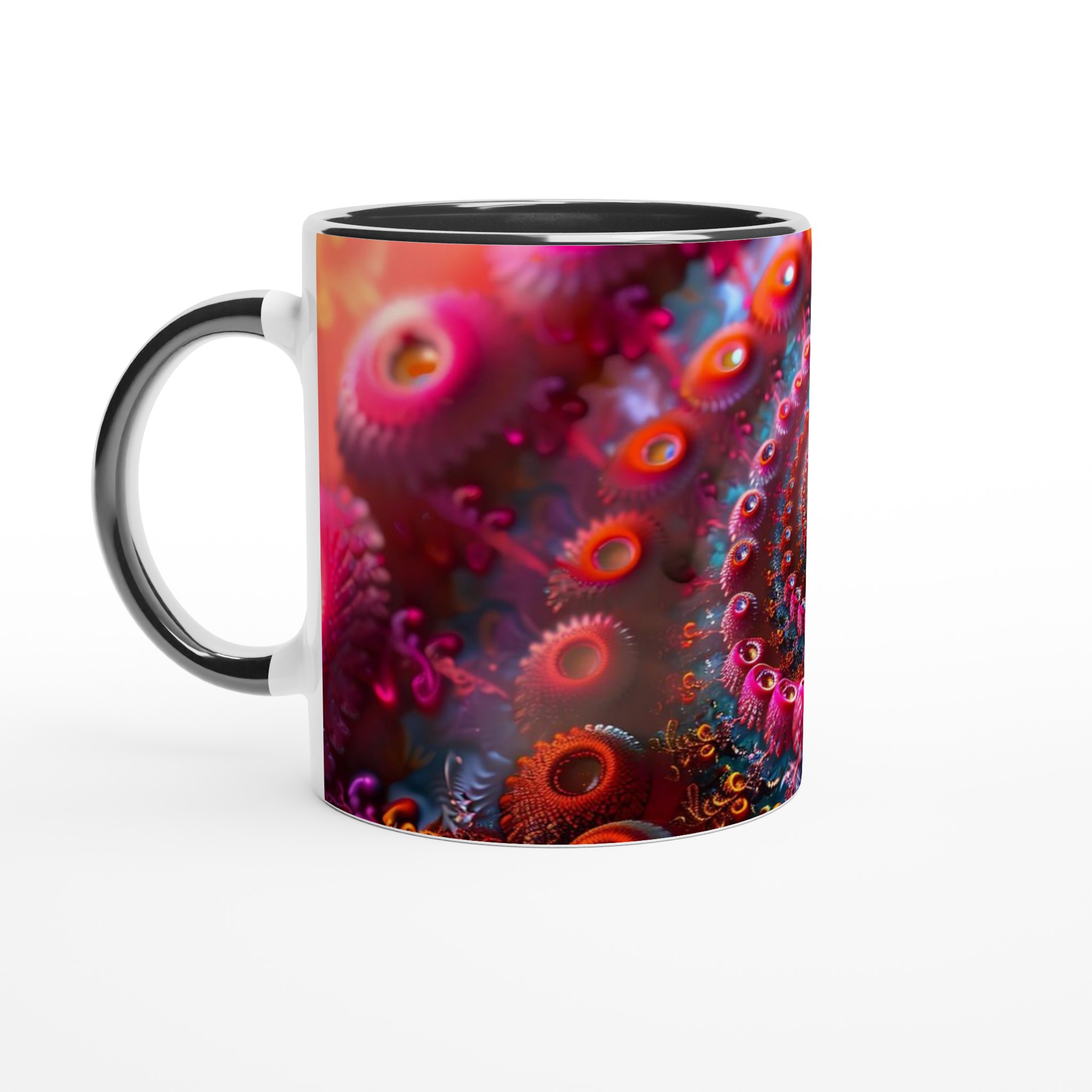 Abstrakt Fraktal Konst Mugg – Levande Kaffemugg i 7 Färger 4 480ebd8f-218d-4a14-9045-966f3e9fd58b