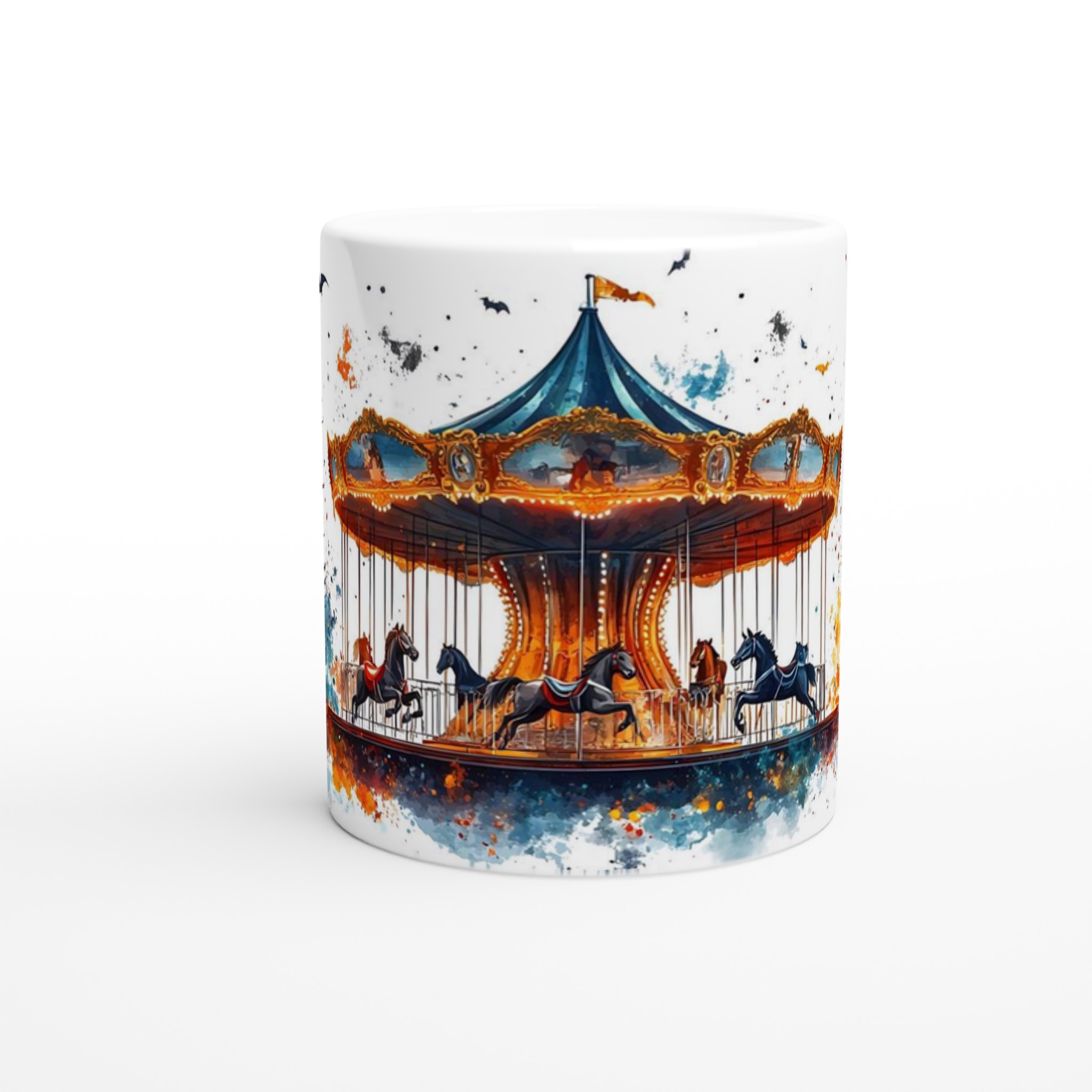 Mystisk Karusell Mugg - Akvarell Fantasy Kaffeupplevelse i Valfri Färg 8 481d0442-d042-4823-8a58-5068b276d0cd