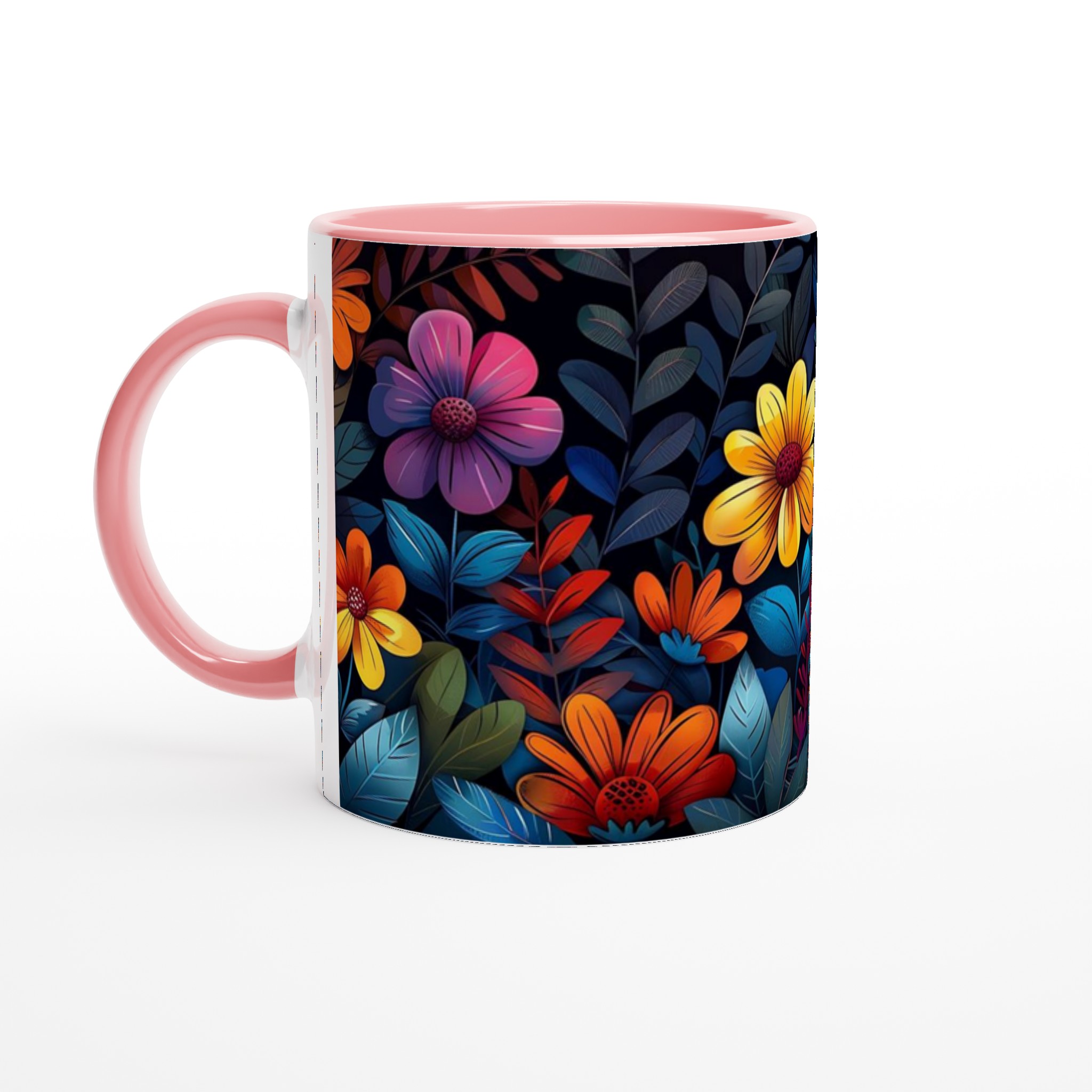 Mugg med Blomsterträdgård: Färgglad Keramikmugg i 7 Nyanser för Kaffe- och Teälskare 6 4827b45e-db7e-4a0a-875f-0ba1b08eaa65