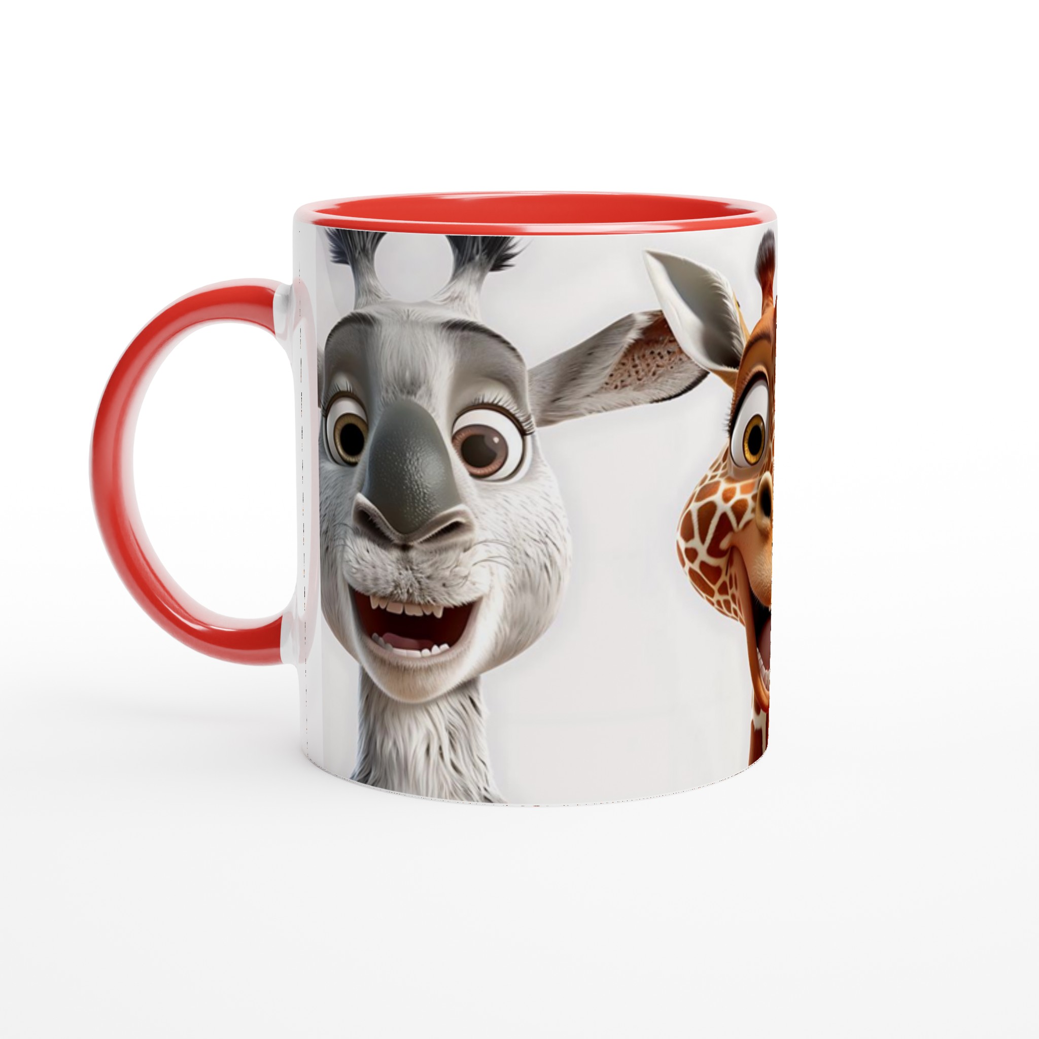 Skratta med vänner: 11oz Keramisk Mugg med Roliga Djurmotiv i sju härliga färger! 5 484d5f81-e15d-4705-83ef-cafb2841de35