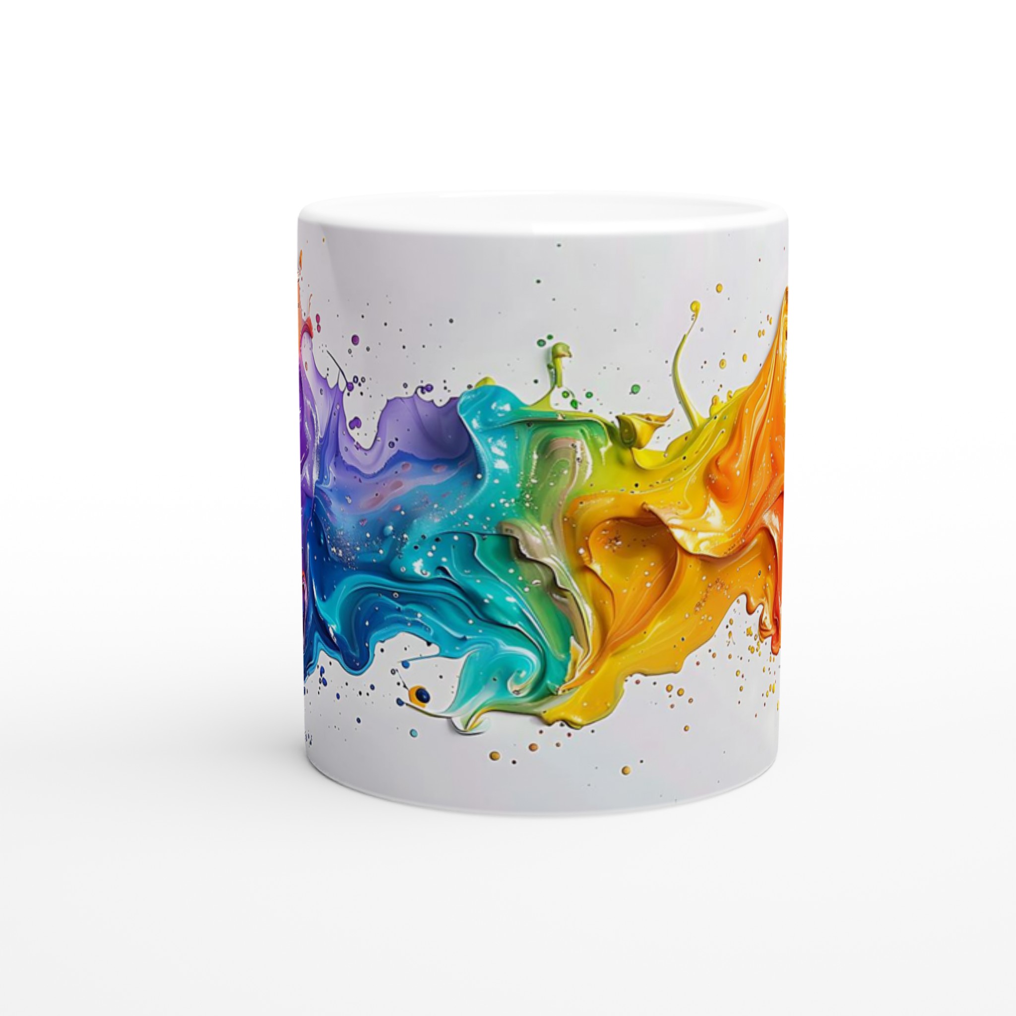 Färgexplosion Keramikmugg 11oz – Levande Design i Väljfri Färg 8 485916d4-e6f8-4327-9ce5-8438ae804fc9