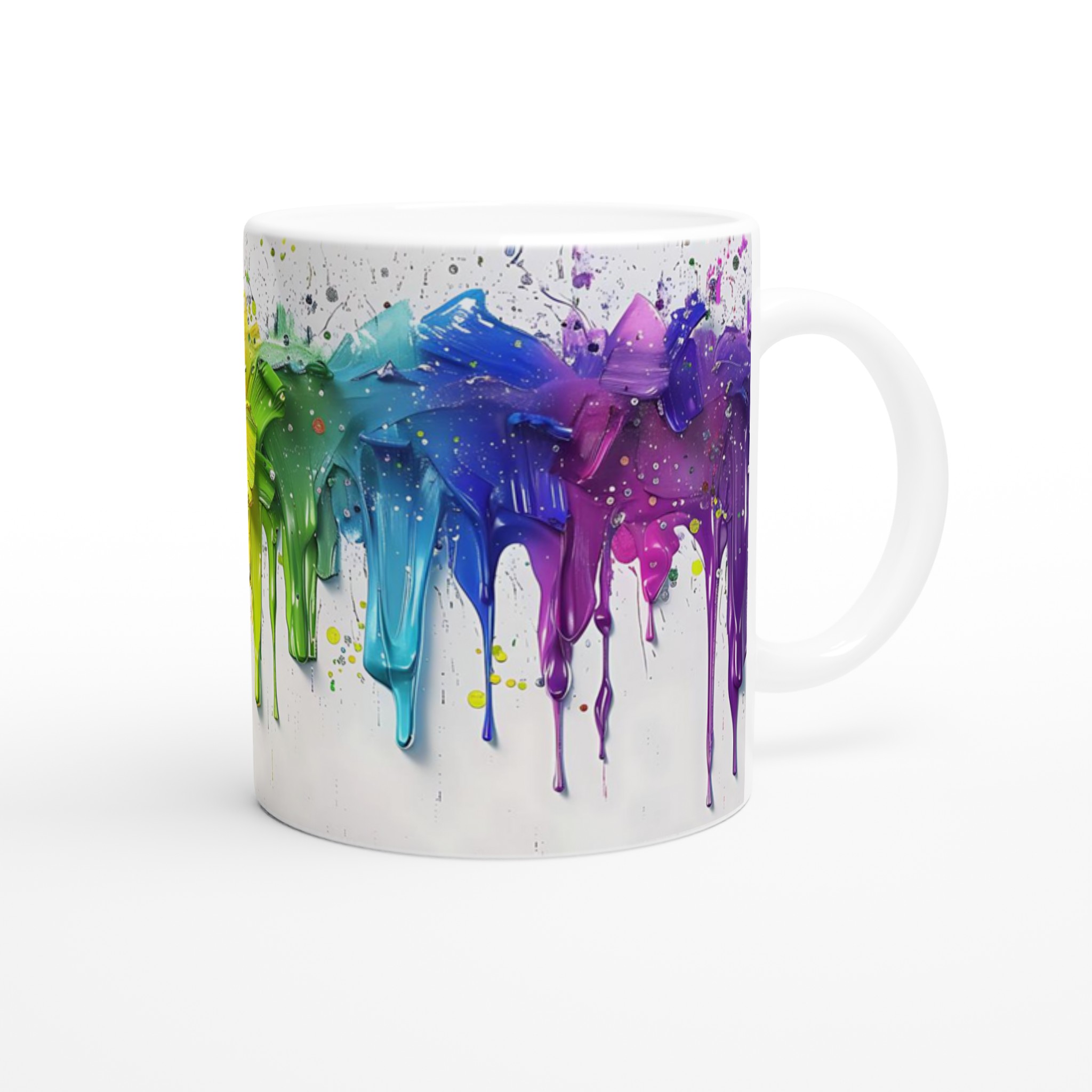 Mångfärgad Splash Art 11oz Keramikmugg – Din Dagliga Färgexplosion! 9 486879c4-dfd7-43dc-b572-ee3dd23bd30f
