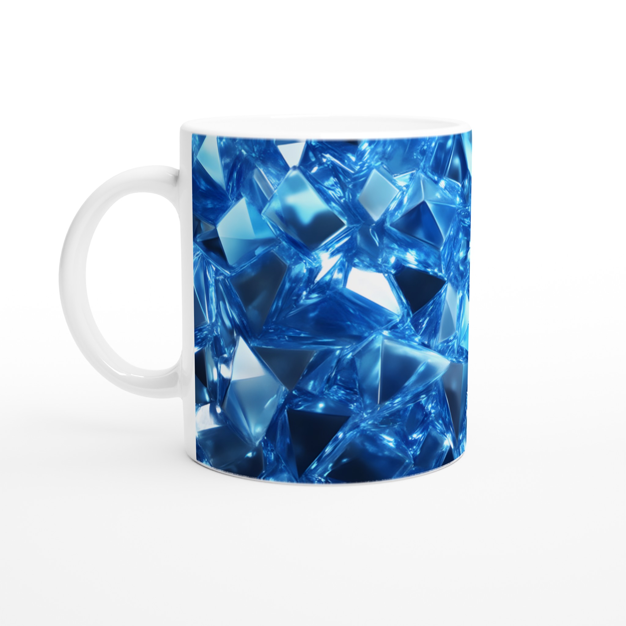 Glittrande Isblå Keramisk Mugg - Din 11 oz Vardagslyx i Valfri Färg 1 488e6182-461e-46a5-8767-1eb9af0973d0
