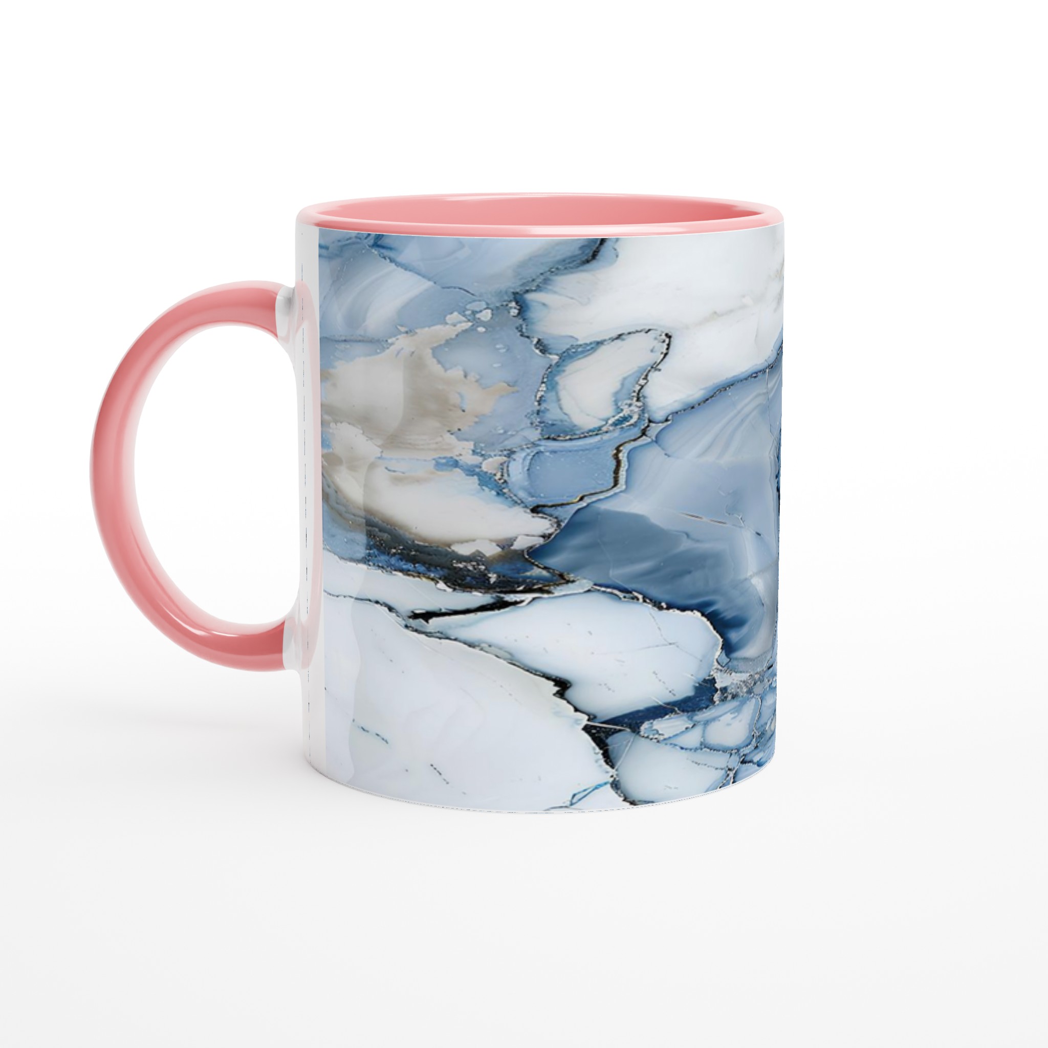 Abstrakt Marmormugg i Blått & Vitt – 11 oz Keramikmugg för Modern Stil 6 48d65d7c-ce09-472e-8b02-826527df0ebc