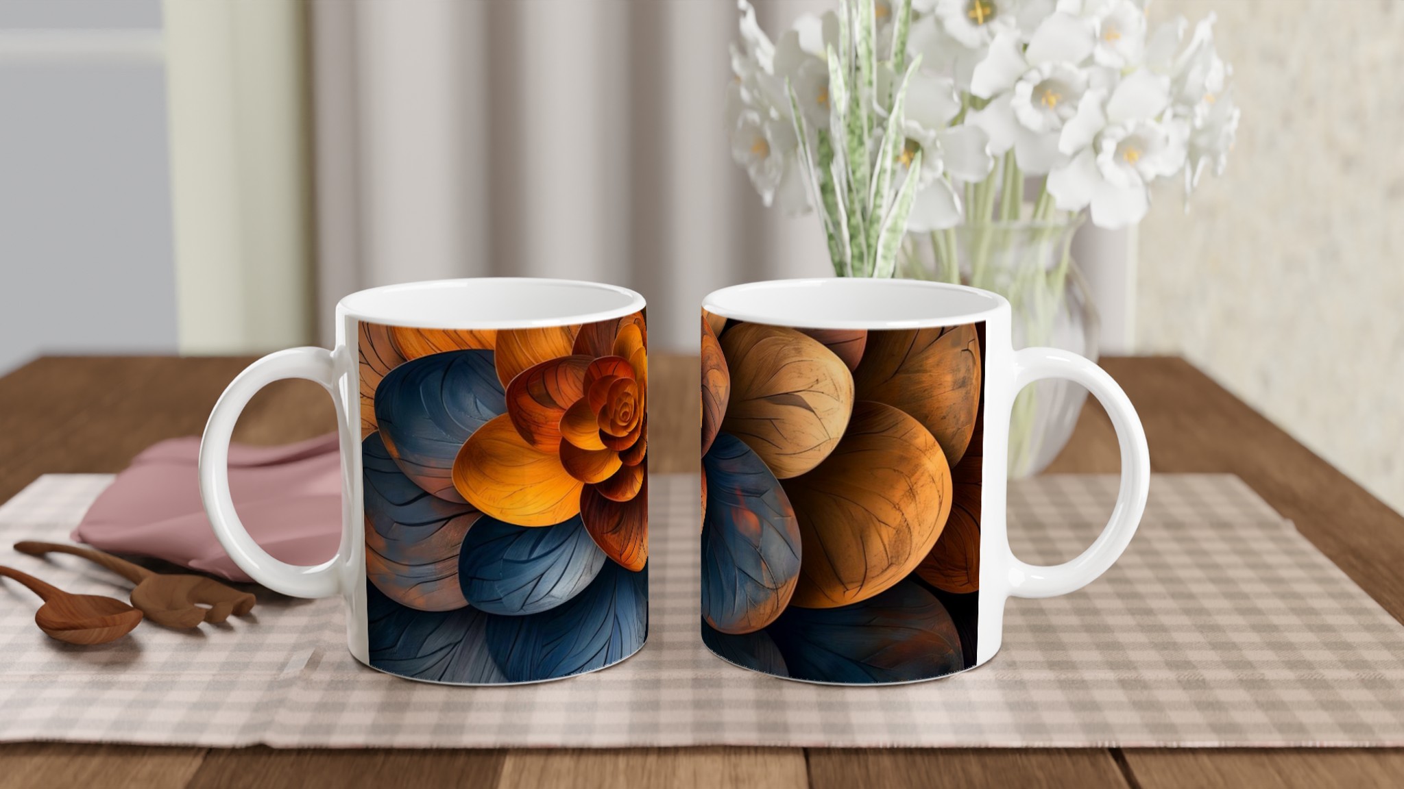 Vit 11oz keramisk mugg med varm höstinspiration och valfri färg 10 48dc599b-a23b-4a8a-a185-a9e7d864757b