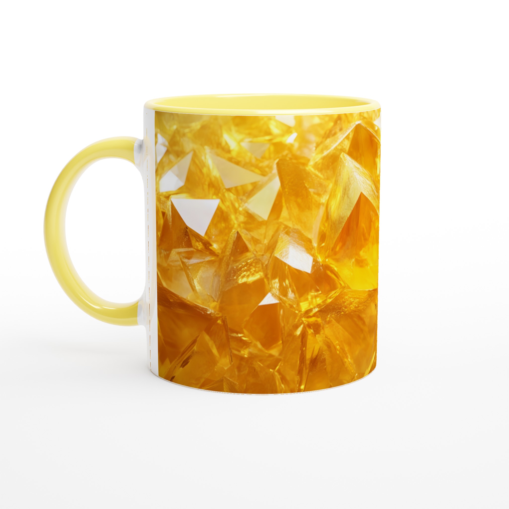 Gyllene Kristallinspirerad 11oz Keramisk Mugg – Lys upp din dag med glittrande färgval 3 48debe16-e50d-490b-a57f-c91f1264a4b6