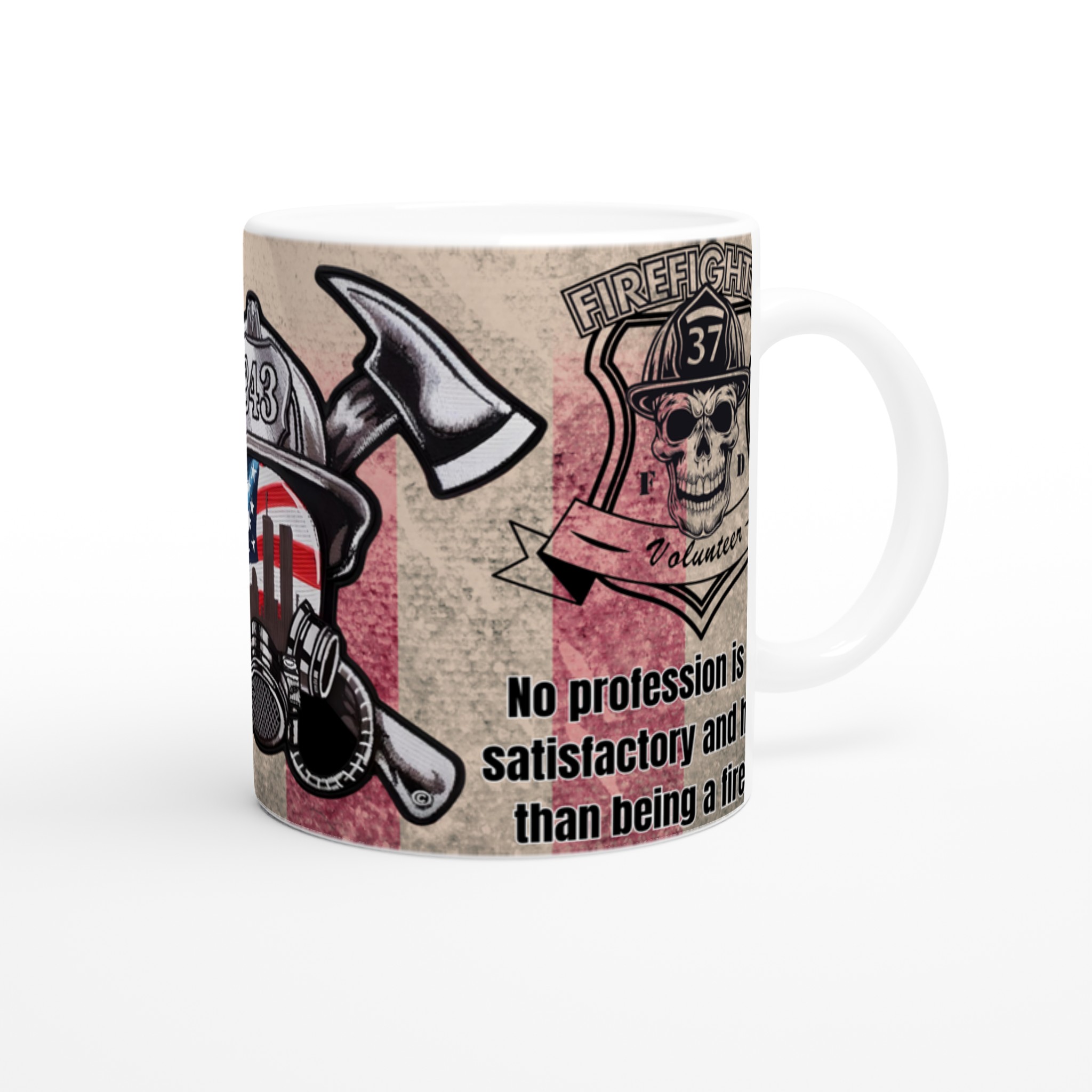 Vit 11oz keramisk mugg med eldsjäl-design – välj bland sju kraftfulla färger 9 48e37d5d-b0b8-4eac-b32f-331a57be1fa1