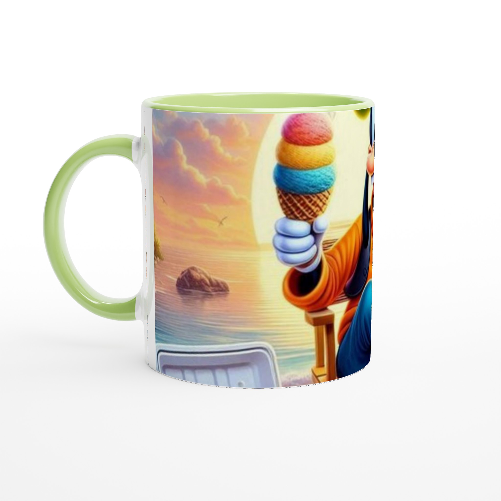 Vit 11oz Keramisk Mugg med Lekfull Goofy-design i Flera Färger 7 48ea8a93-382b-49e8-85b8-4ddb06341f45