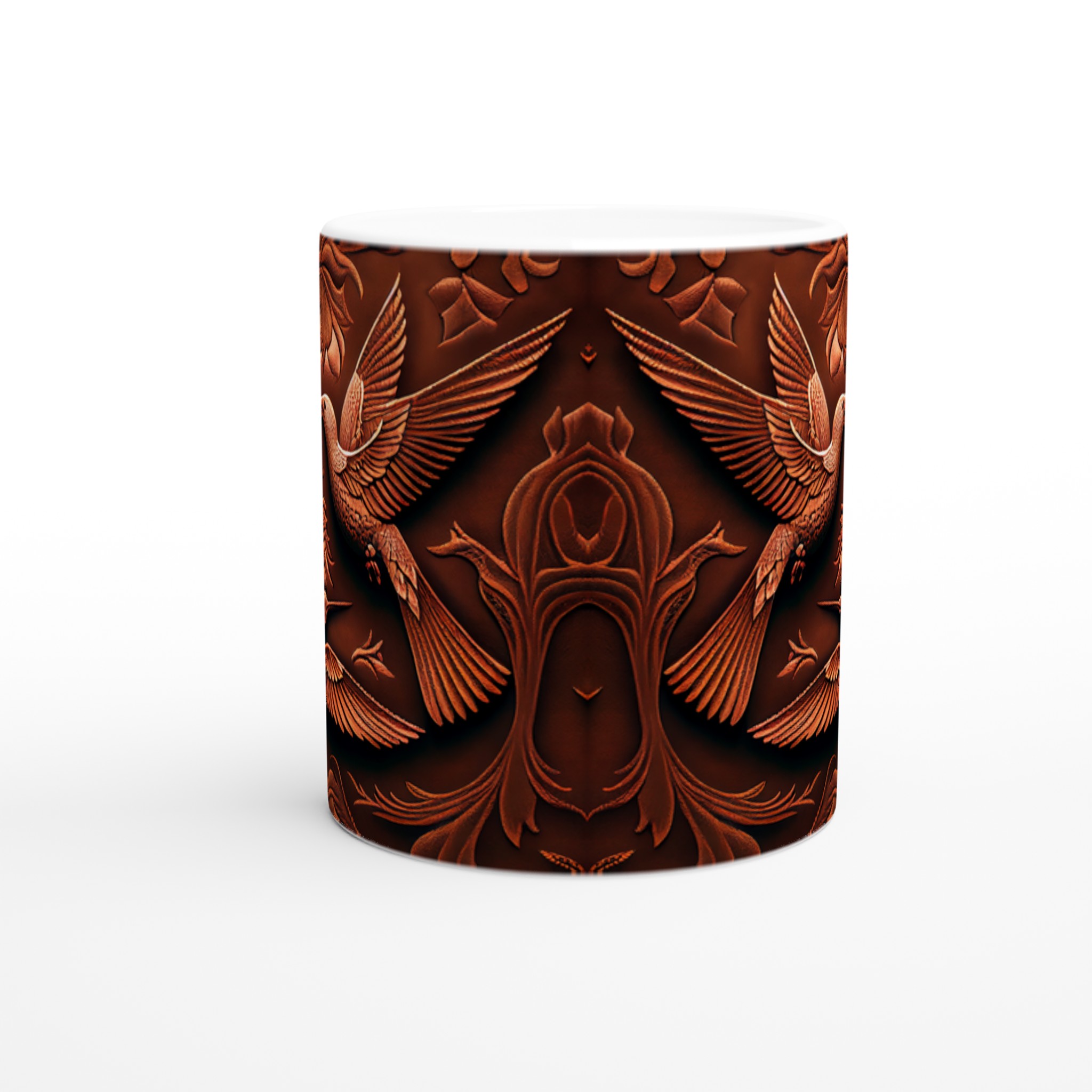 Elegant Ceramic Mug with Intricate Copper-Toned Hummingbird Relief – 11oz in Your Choice of Seven Vibrant Colors 8 48ec37a6-0cfc-4665-8ba3-a13a75cef097
