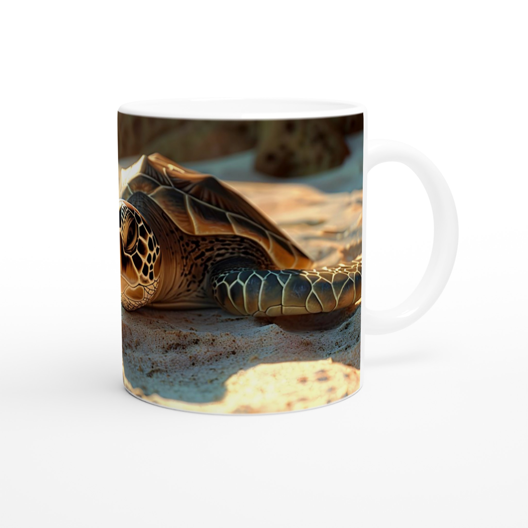 Havssköldpadda Strandmugg - 11oz Keramikmugg i ditt val av färg 9 490d5c89-a527-4f25-aa19-d40a6e77df0f