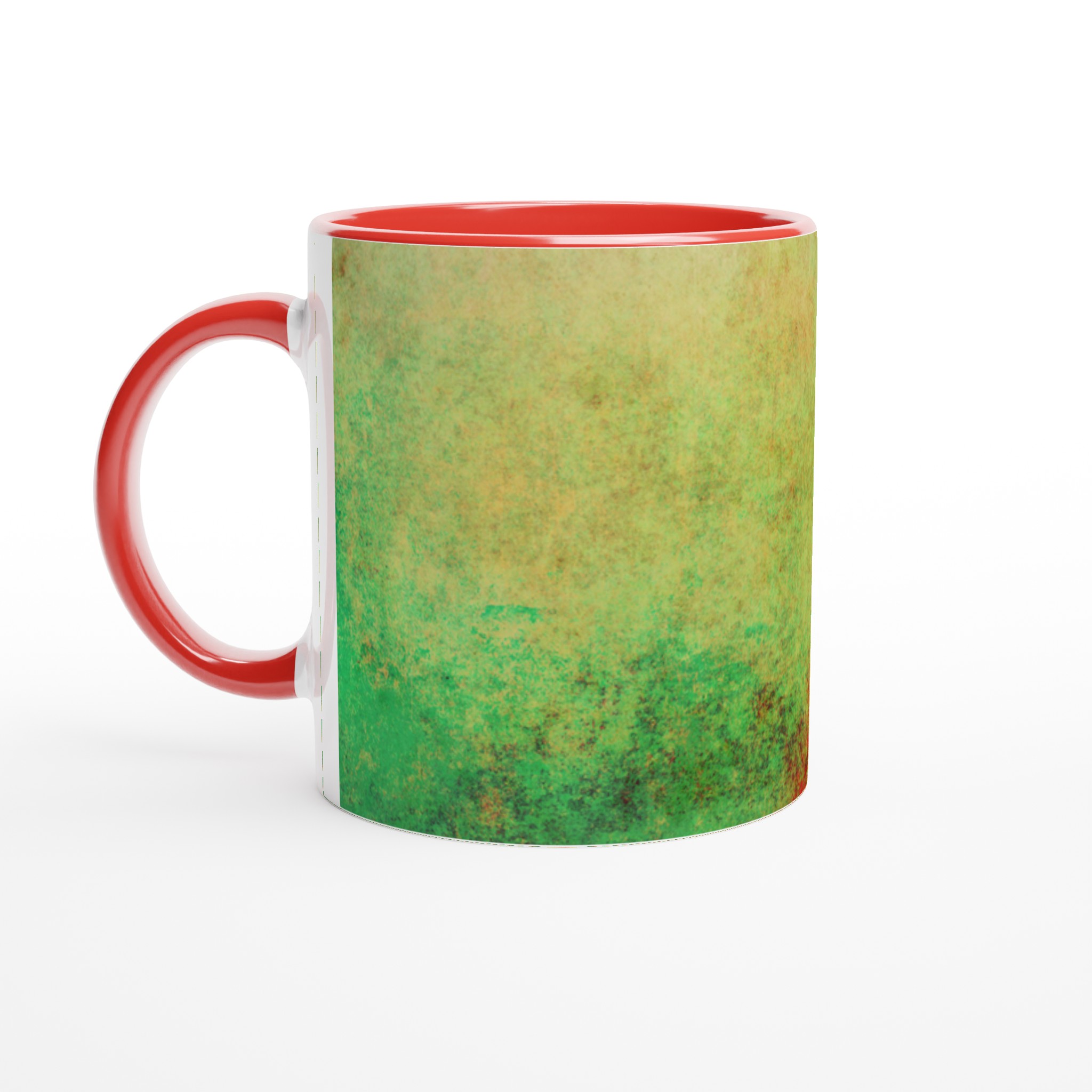 Vit 11oz keramisk mugg med färgstarkt abstrakt motiv – välj bland flera livfulla keramikkulörer 5 49234f3f-d962-4f0c-8bf6-5d87d95d5869