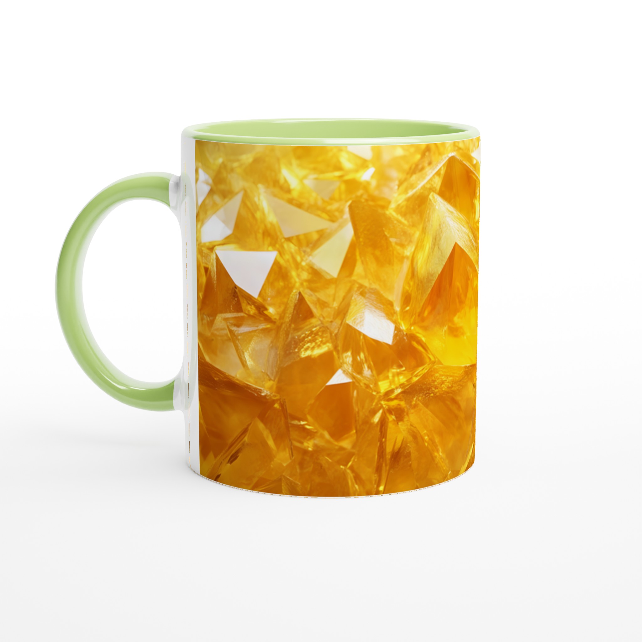 Gyllene Kristallinspirerad 11oz Keramisk Mugg – Lys upp din dag med glittrande färgval 7 497c5353-960b-4e9c-a939-734e1be96e19