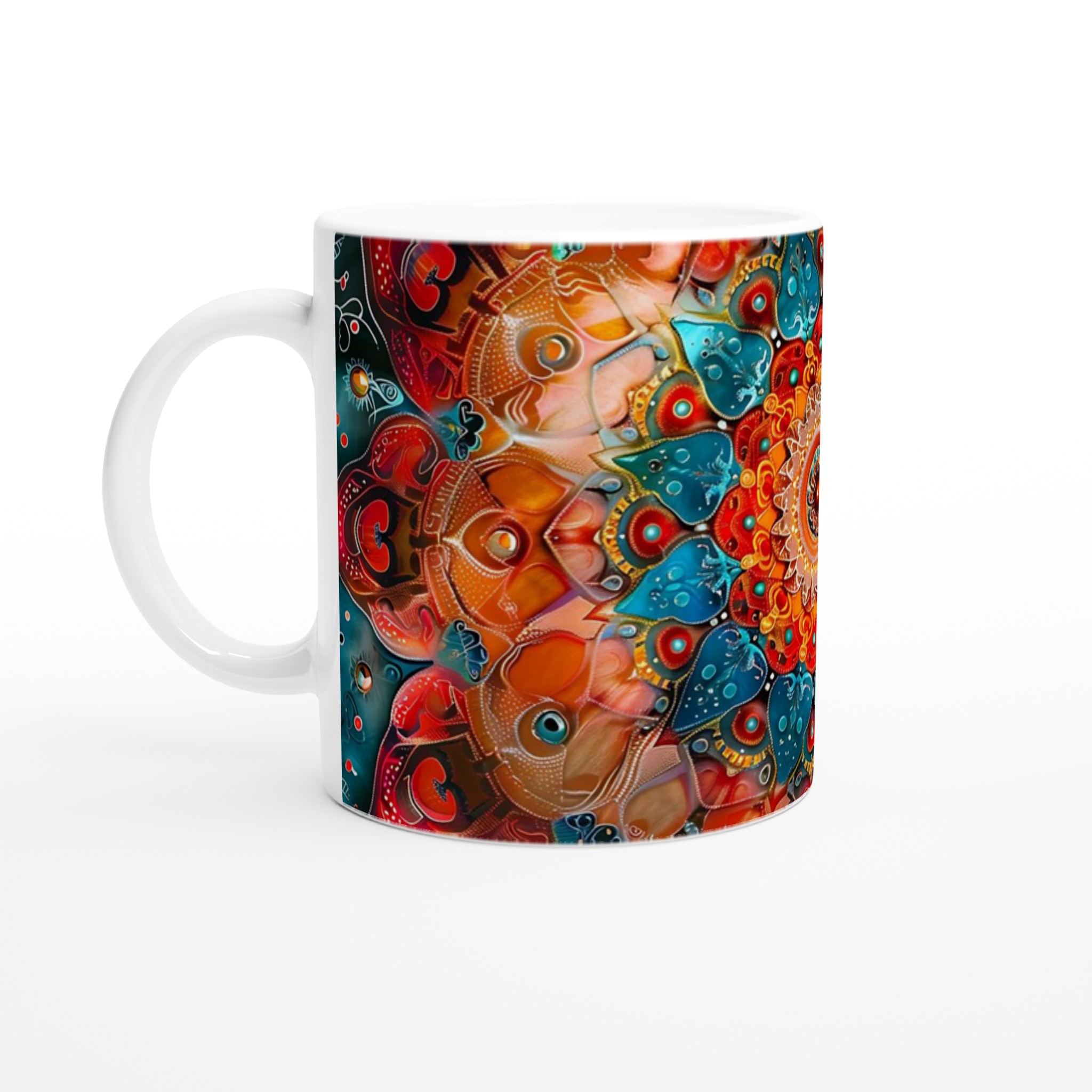Kosmisk Mandala Keramikmugg 11oz – Välj bland 7 Vibrerande Färger för Din Energi 1 4980c0ce-0f42-4ac1-90e9-b3d34ca79706