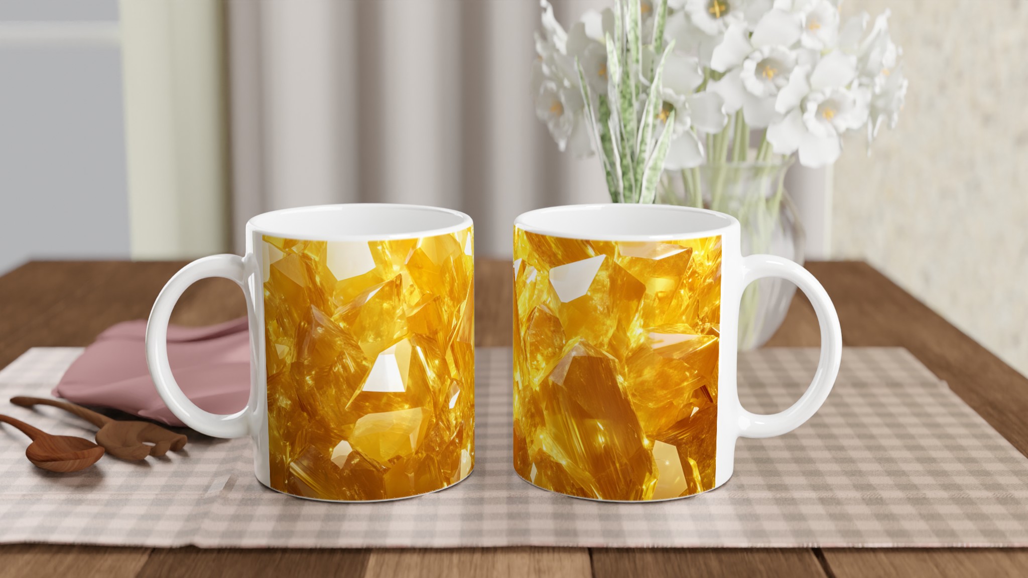 Gyllene Kristallinspirerad Keramikmugg – Strålande Design i Flera Färger 10 498b1298-f467-44a1-afa1-04b55670dd22