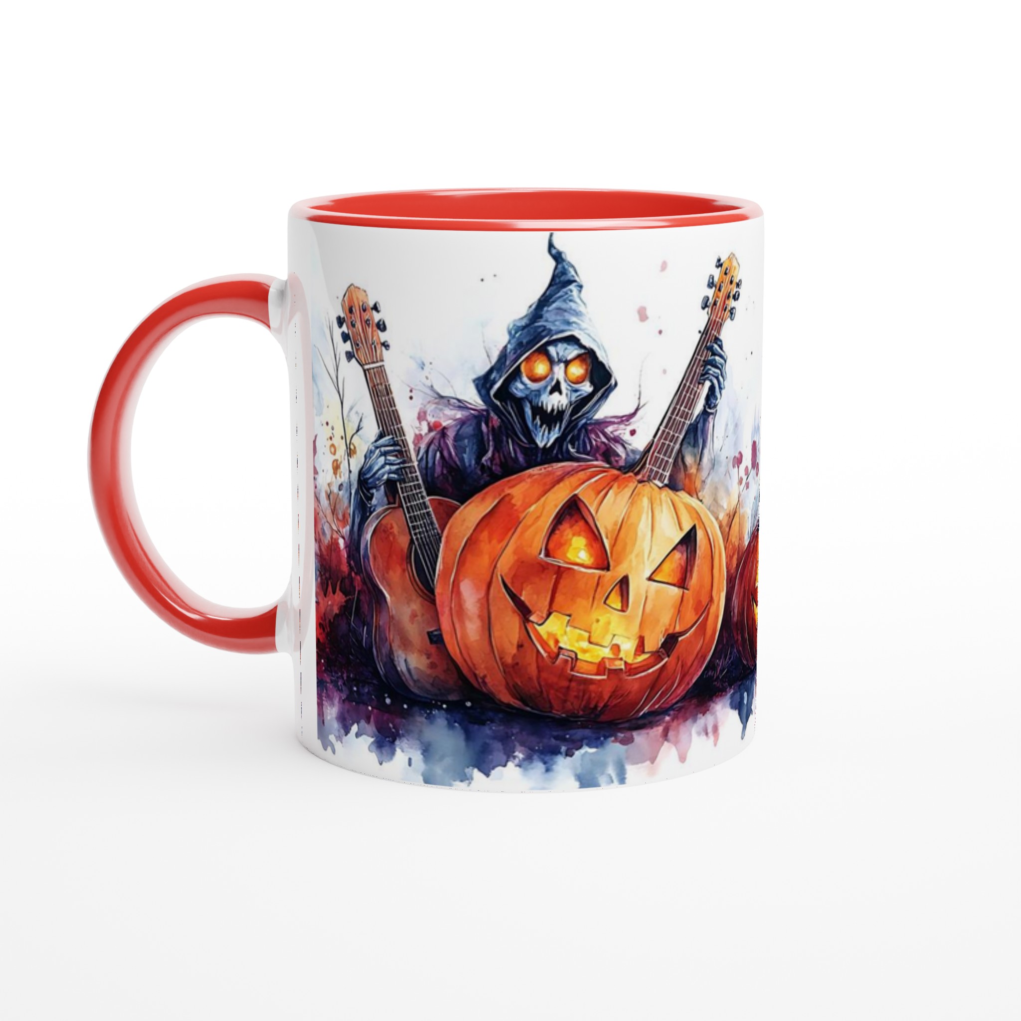 Rockin' Reaper Halloween Keramikmugg - Skrämmande Kul Design & Färgval 5 499ebbba-cc57-4edd-8278-0e47d19044a9