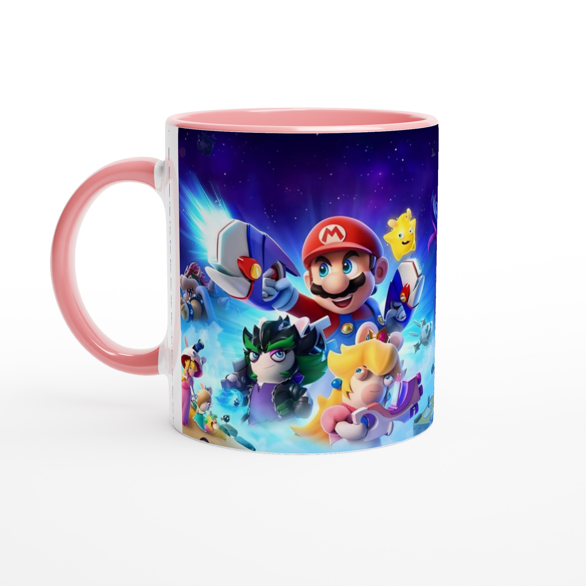 Vit 11oz keramisk mugg med färgstarkt spelmotiv – välj mellan sju livfulla keramiska färger 7 49a966b0-2d0e-448d-953b-d05ea0805138