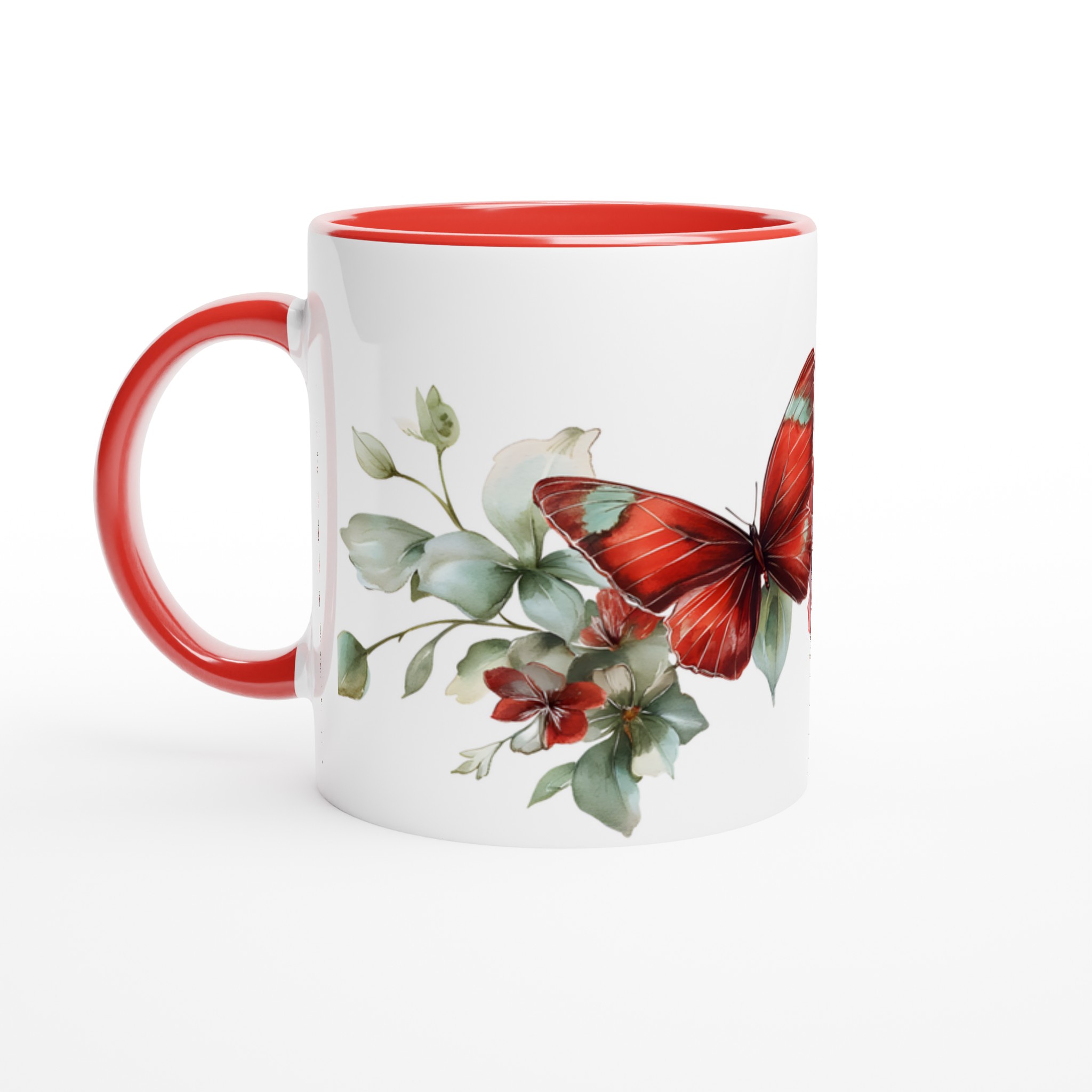 Fjärilsdröm – Vattenfärg Keramisk Mugg 11oz – Välj bland 7 Livfulla Färger 5 49e4c1ad-544c-418a-94dd-6d2001b4b13c