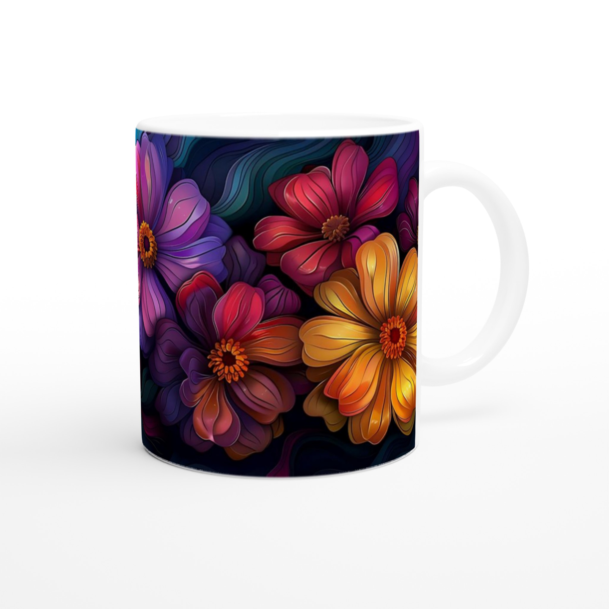 Blommande Färgexplosion: 11oz Keramisk Mugg för Konstälskare – Välj din Favoritnyans! 9 4a423403-39c2-4bba-a0b8-84d585f82599