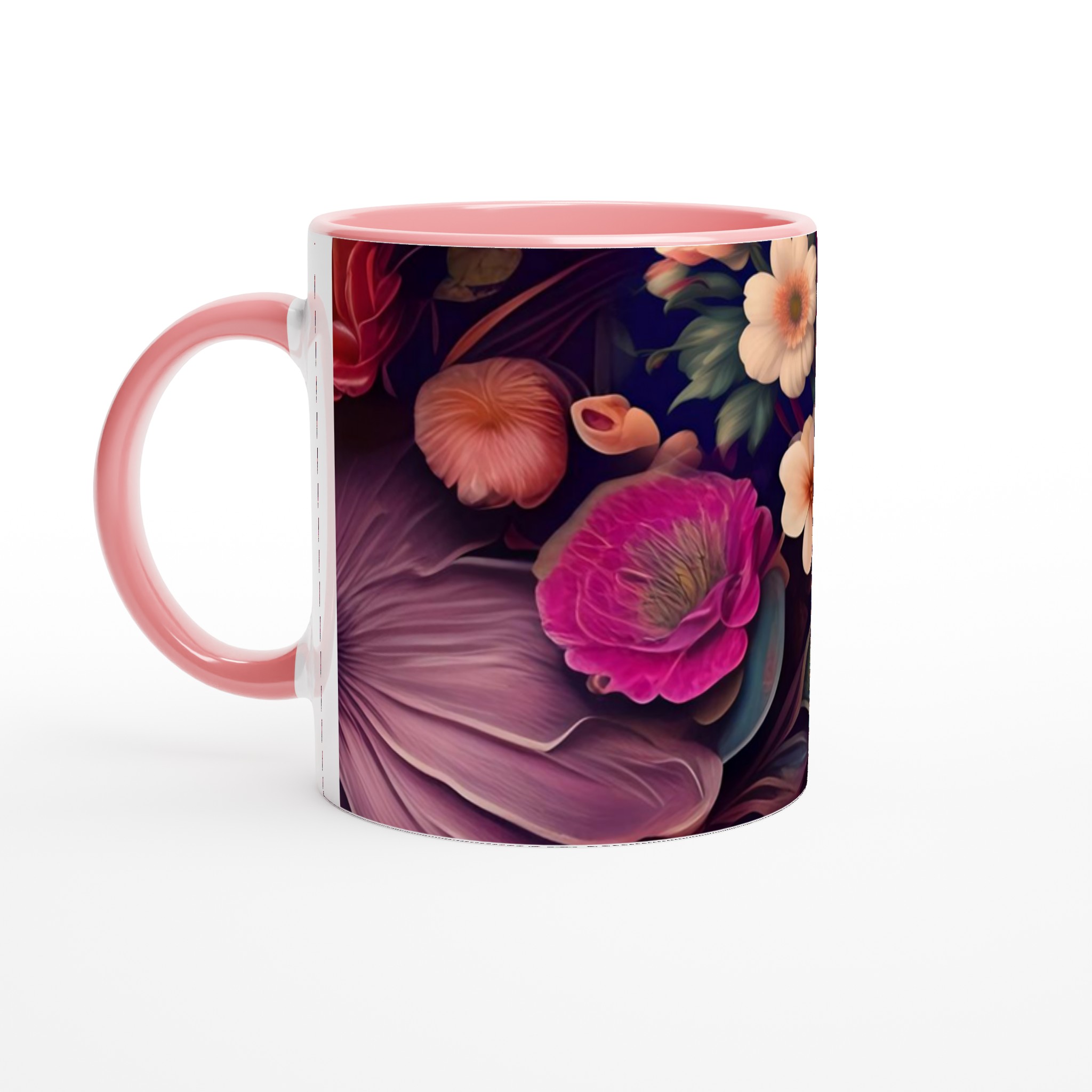Elegant Floral Ceramic Mug 11oz – Vibrant Colors to Brighten Your Day 6 4a4a9545-b6a8-472b-8b63-558851745903