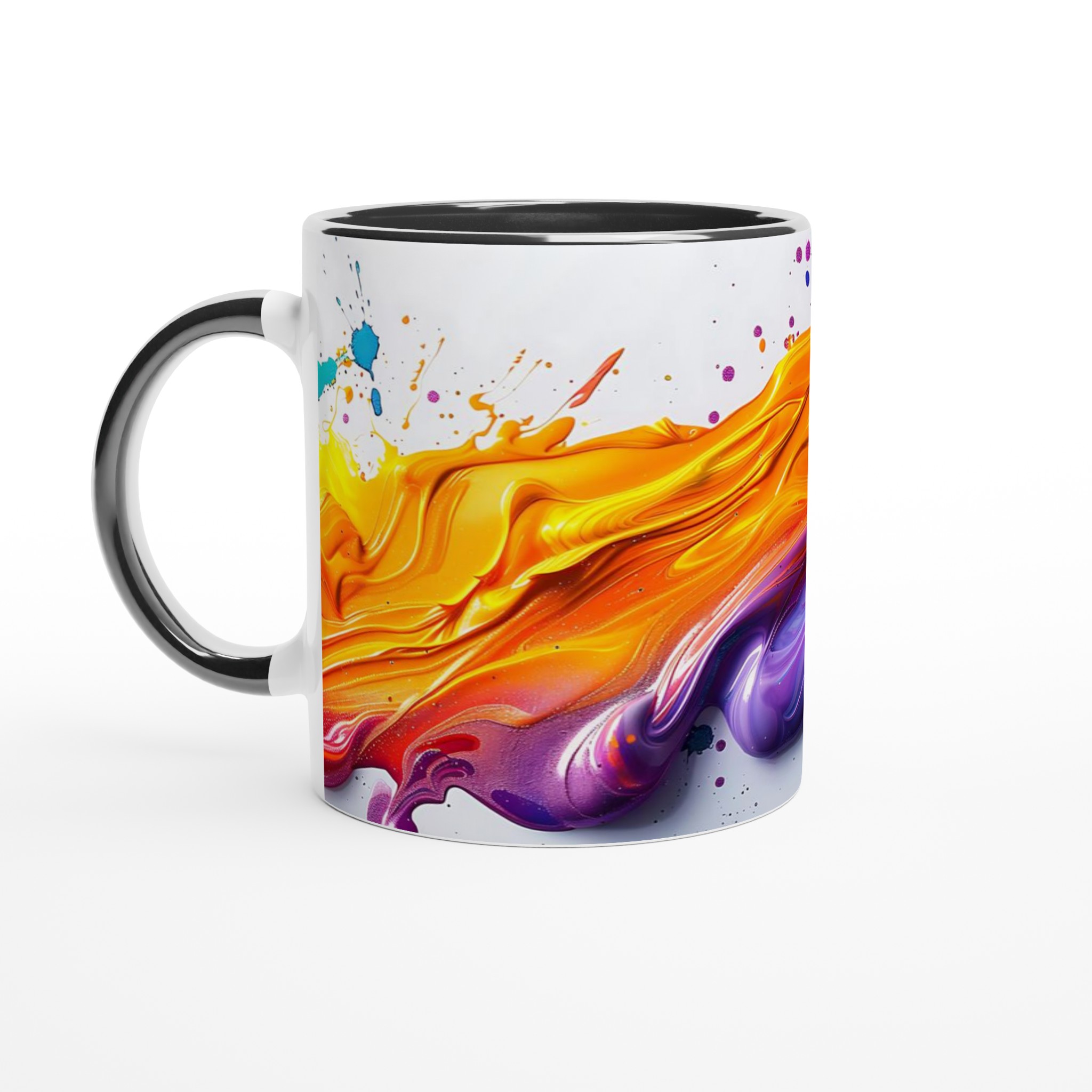 Konstnärlig Färgexplosion 11oz Keramisk Mugg – Välj bland 7 Livfulla Färger för din Personliga Stil! 4 4a9a1d8c-75ba-46cb-ba7d-f2f6081c7d6f