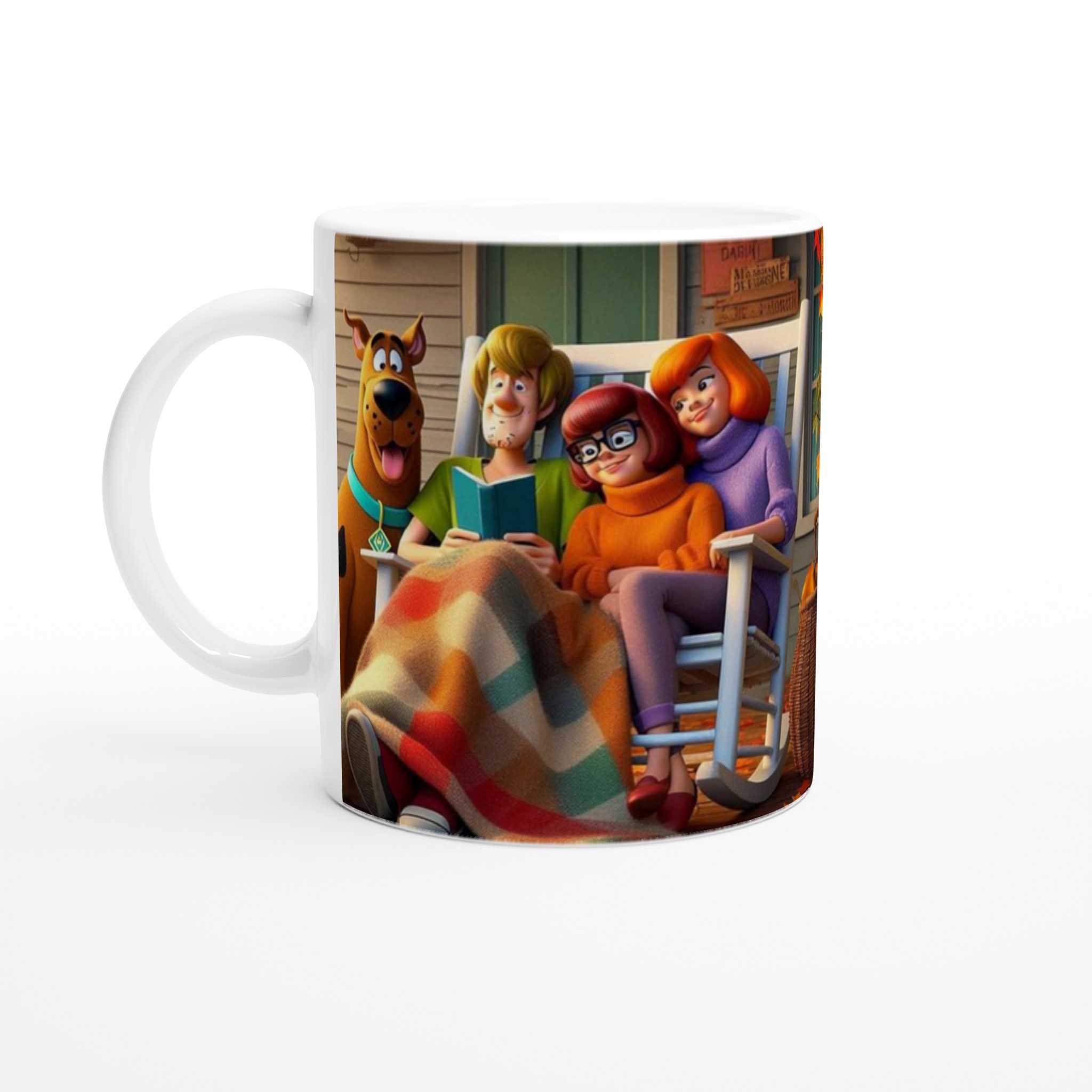 Vit 11oz keramisk mugg med värmande höstmotiv – välj din favoritfärg och gör kaffestunden magisk 1 4ab5e69d-0c36-4352-a810-19e19bbfba2e