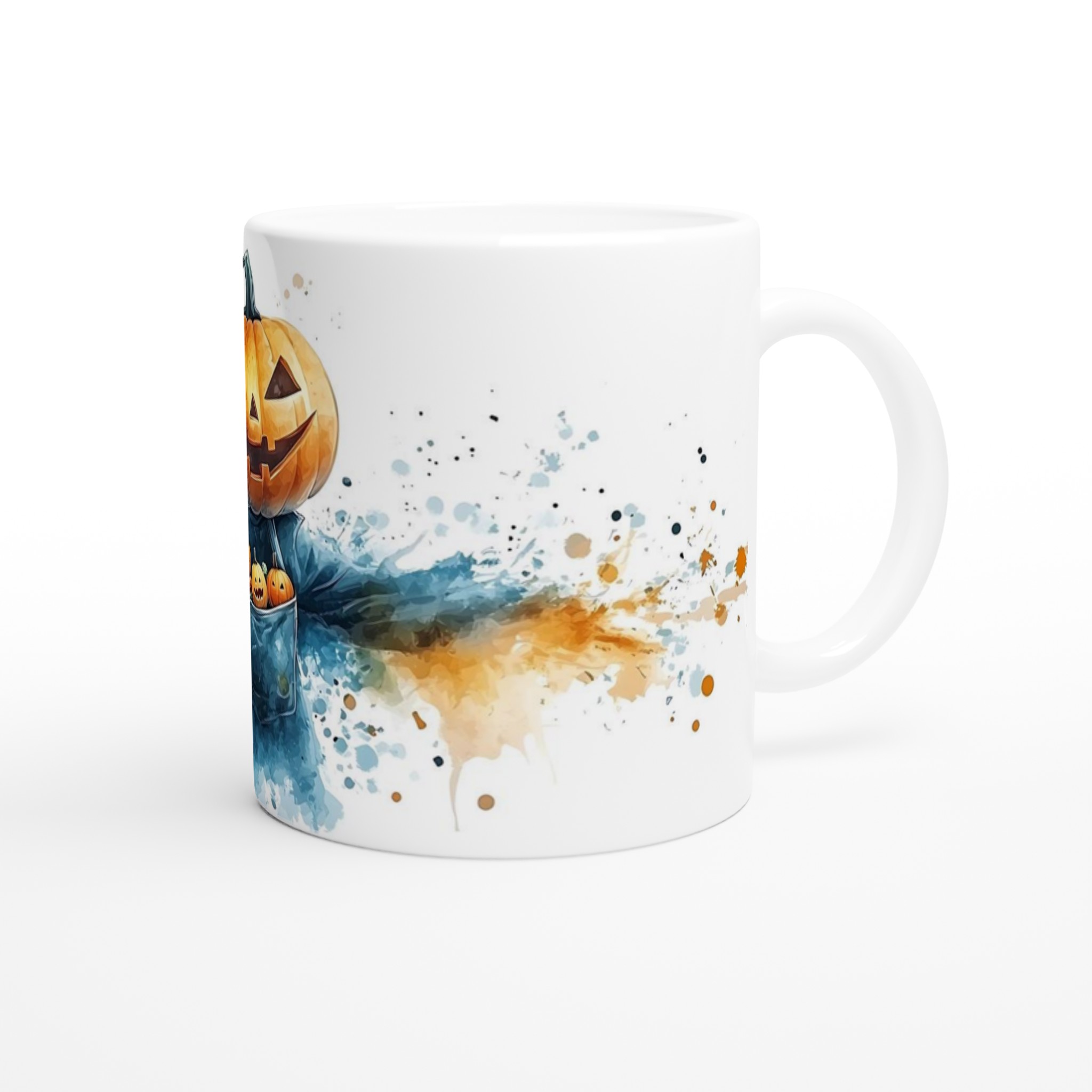 Glad Pumpa Halloween Mugg - Skrämmande Kul Keramikmugg i ditt Val av Färg 9 4ac043c6-a8c2-4f3c-b732-6597149ea2f7