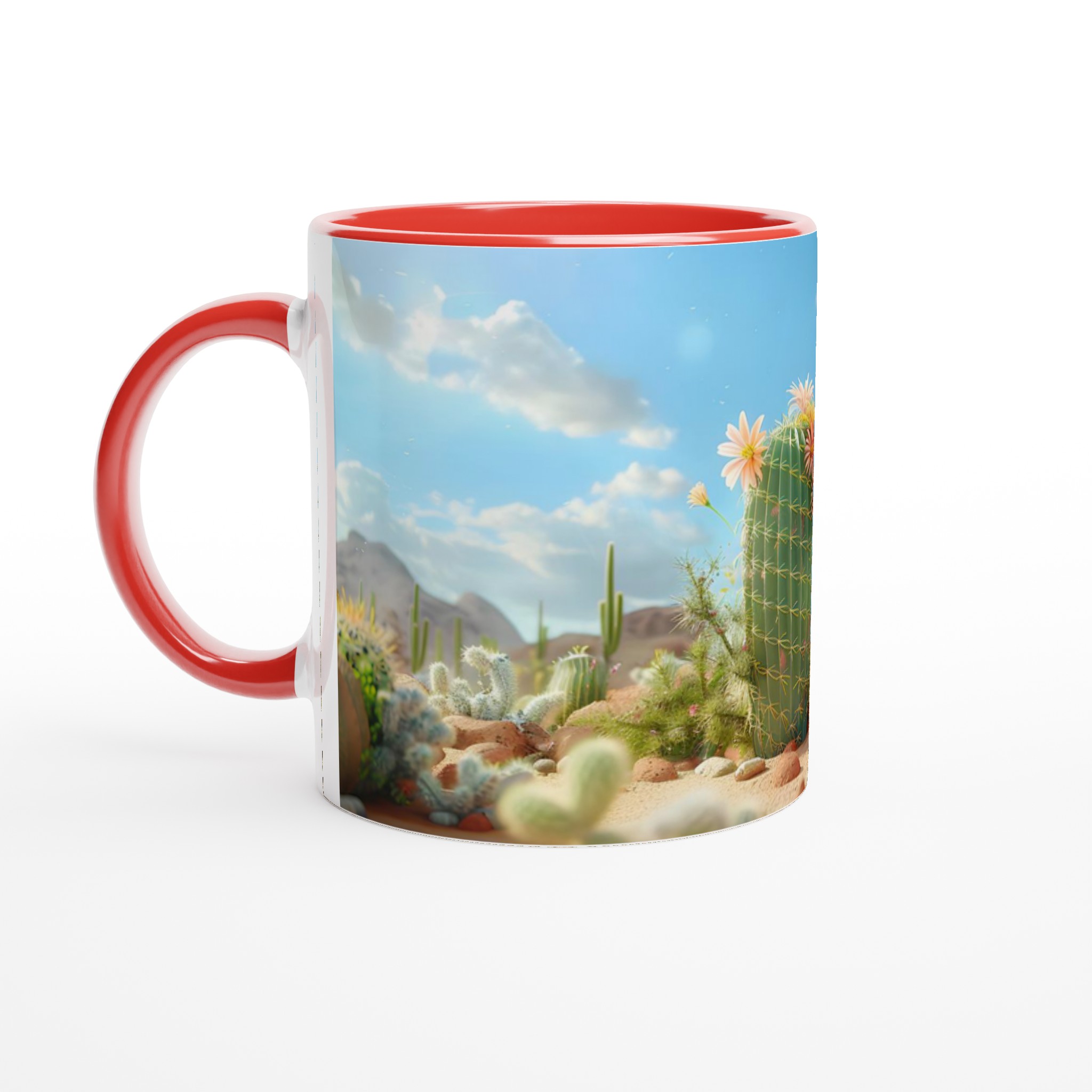 Kaktusblommor 11oz Keramikmugg - En Ökenoas för Din Kaffestund 5 4af273b1-34d2-4543-ad7a-5dac56df41d4