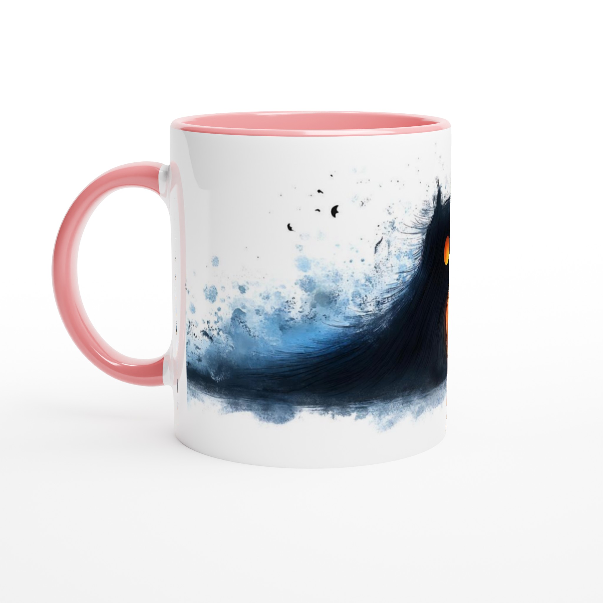 Mystisk Varelse Keramikmugg - Eld & Is Design med Lysande Ögon, 11oz Kaffe- & Temugg i Valfri Färg 6 4b1bdc58-6de6-4acd-bb45-fbd23209dc14