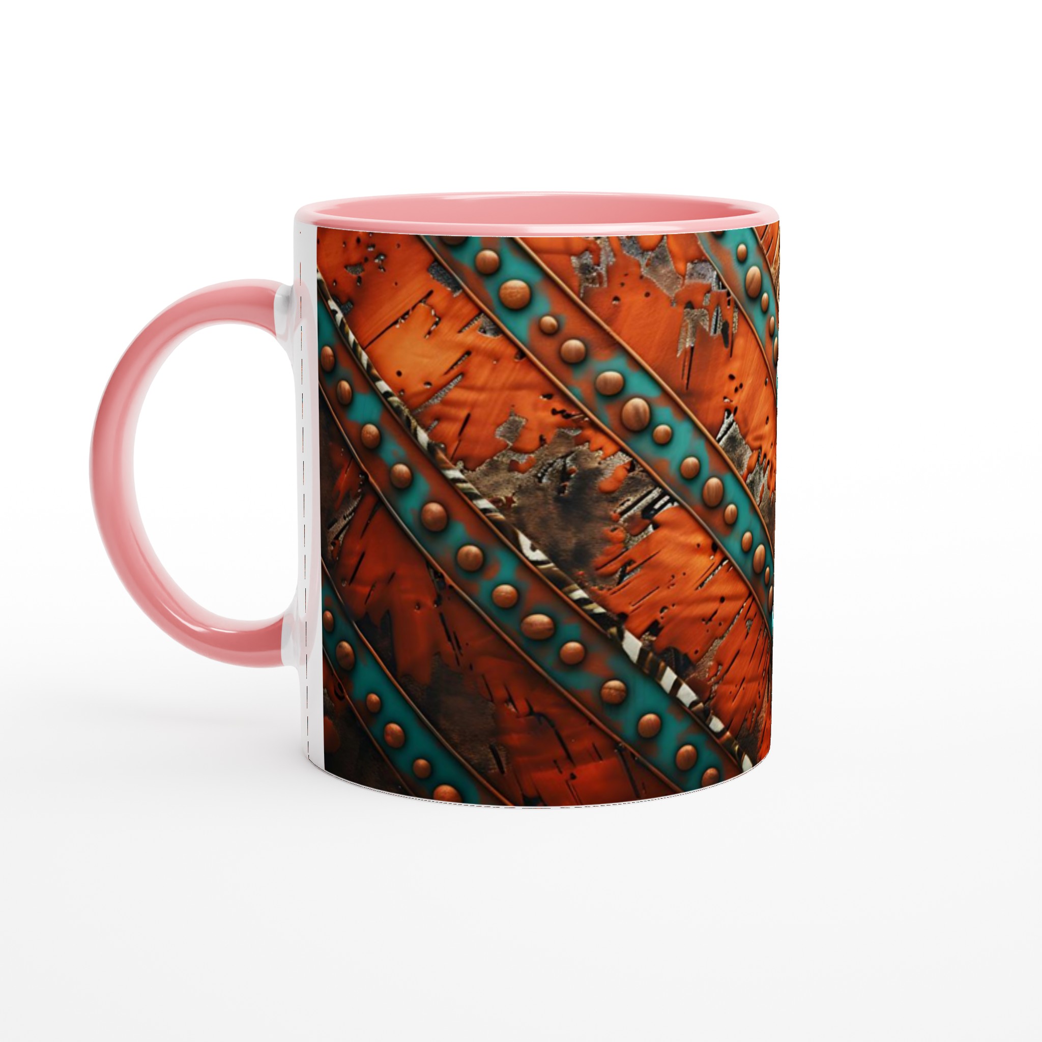 Premium 11oz Keramisk Mugg med Rustik, Konstnärlig Design i Sju Färgstarka Nyanser 6 4b1e75a1-6f19-4c0e-8233-b22b6b8c433f