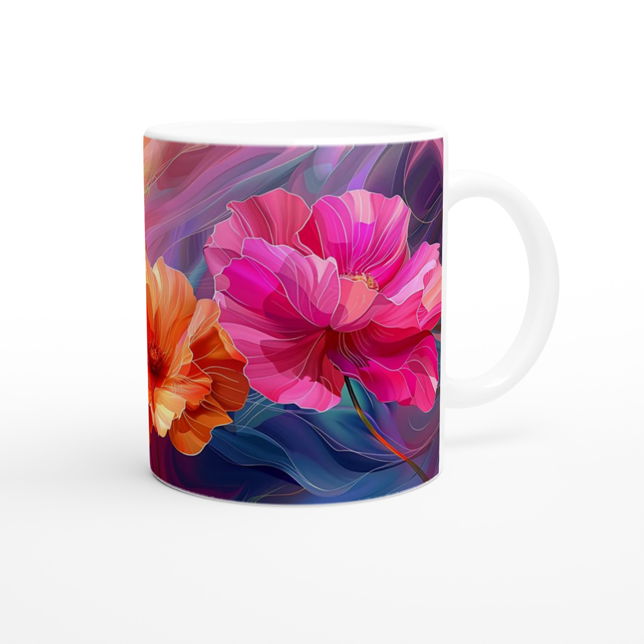 Abstrakt Blomster Keramikmugg – Konstnärlig Kaffekopp i Välj Din Färg! 9 4b76aa2c-1d0b-49e6-bb24-efbea4e966bf