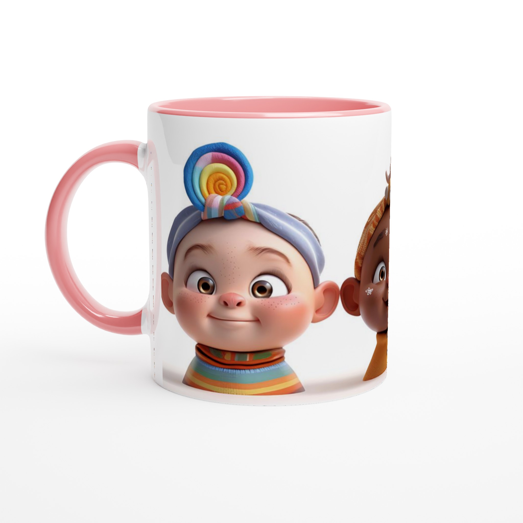 Söta Barnansikten Keramisk Mugg – Färgglad Glädje för Kaffe, Te och Varm Choklad – 11 oz i Väljbar Färg 6 4b7b4aa8-5006-47b7-a1d2-b9399be058ec