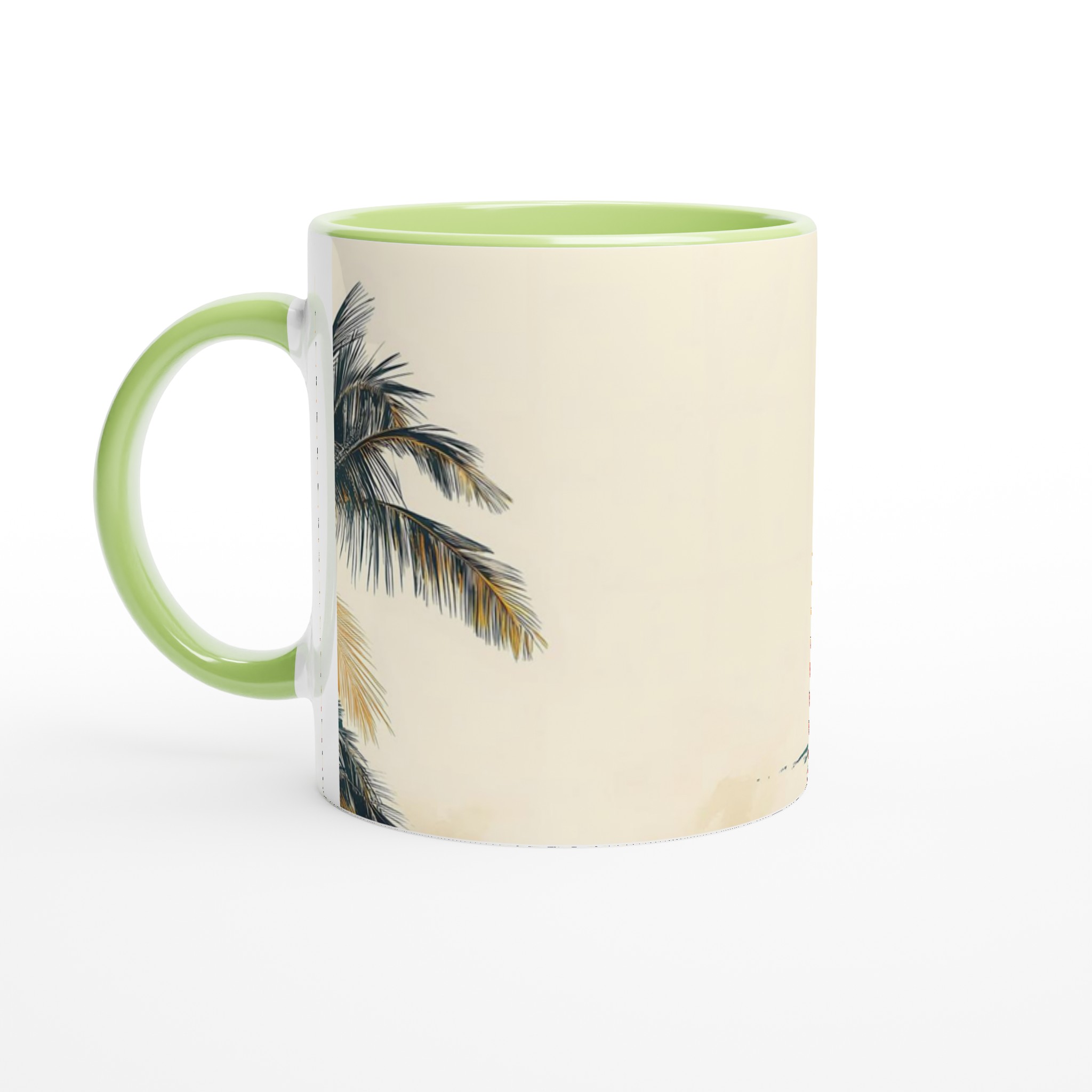Elegant Vit 11oz Keramisk Mugg med Retro Solnedgångsdesign – Välj Din Färg 7 4b7d93bc-5dc7-476a-b0a0-8b1ff561ab51