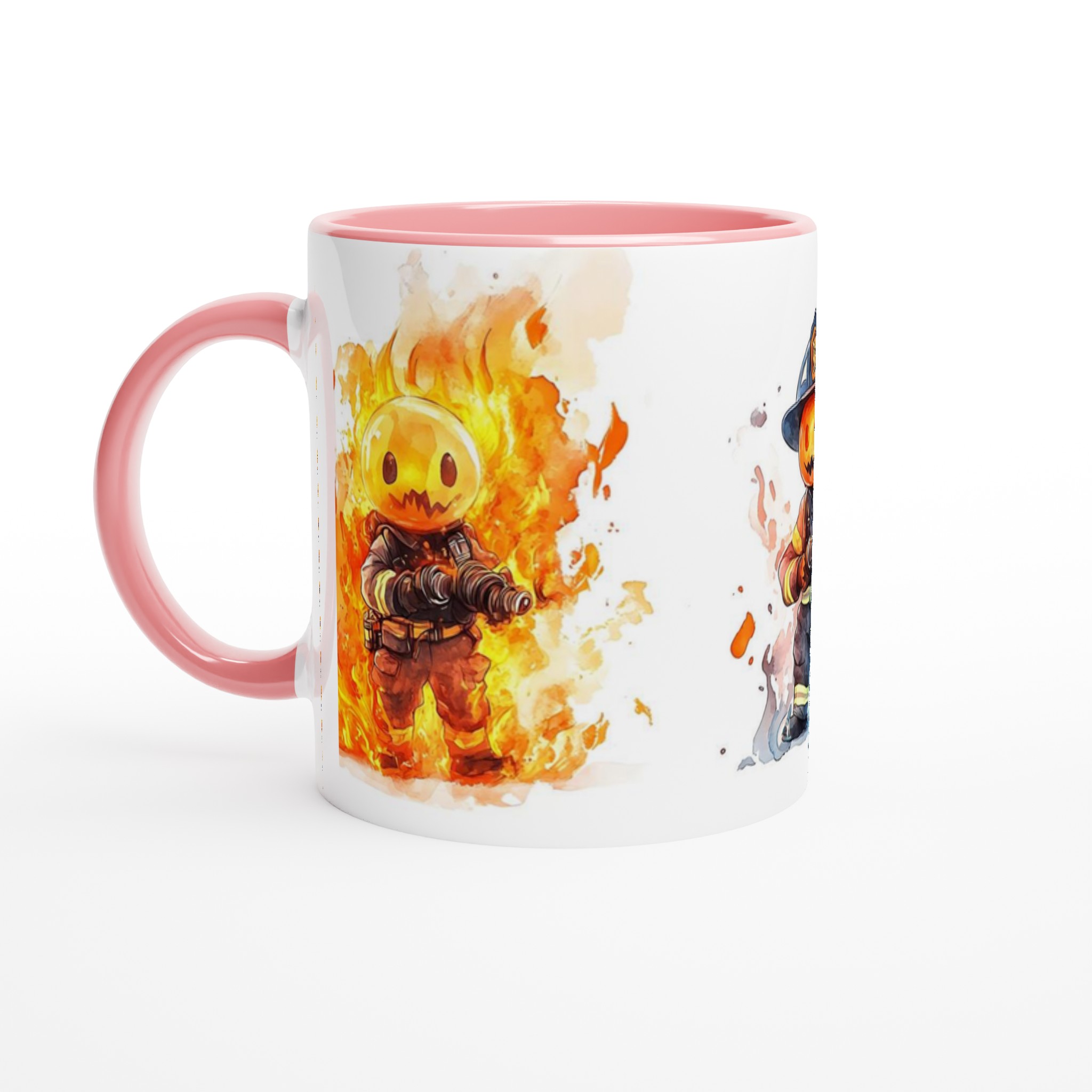 Brandman med pumpaansikte 11oz Keramisk Mugg – Unik Design för Kaffeälskare 6 4ba7bcaa-276a-47aa-883b-785ff20a6b16