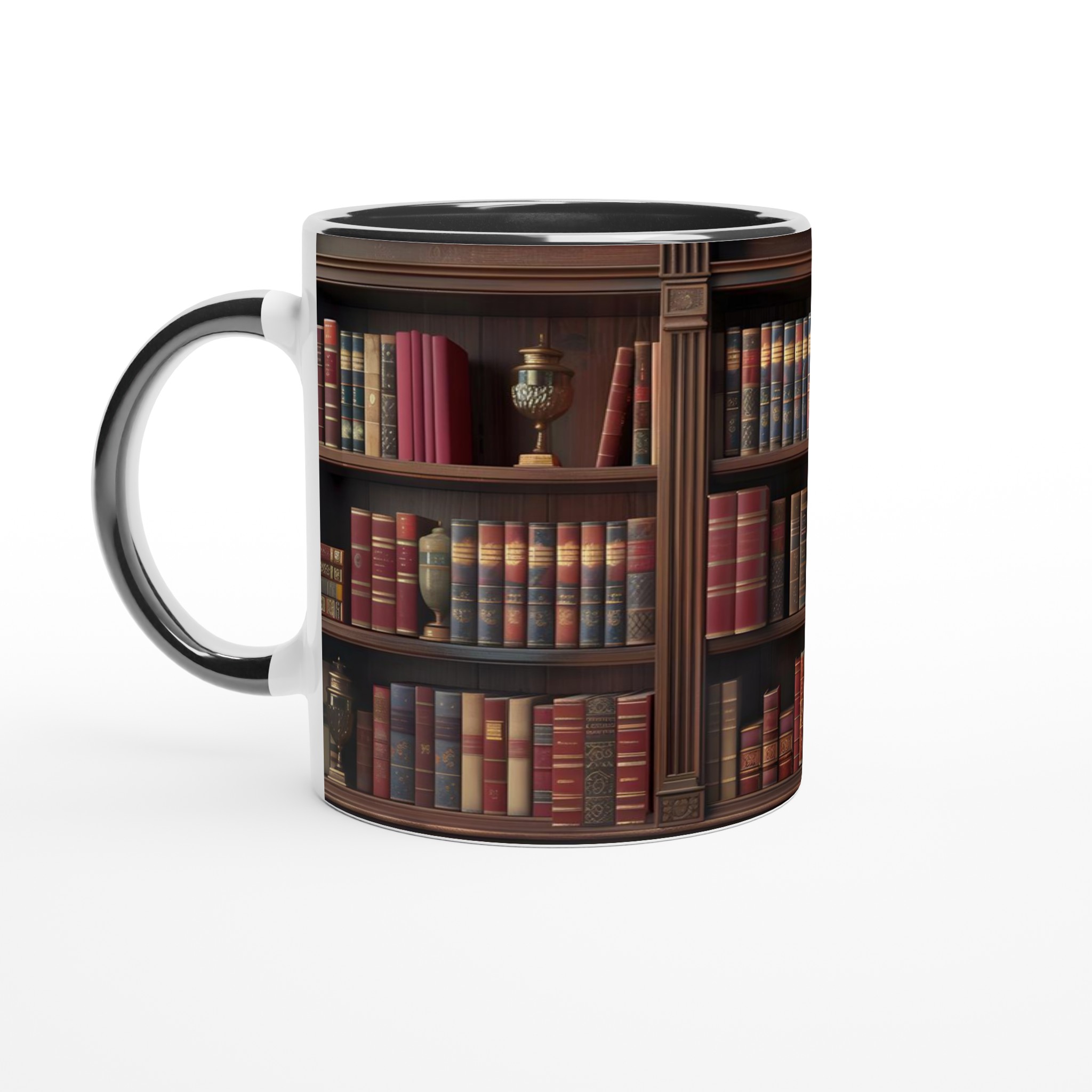 Biblioteksnostalgi – Klassisk Keramisk Mugg för Bokälskaren, Välj bland Flera Färger 4 4bc75850-d427-4fd3-a449-67d01d1fef8d