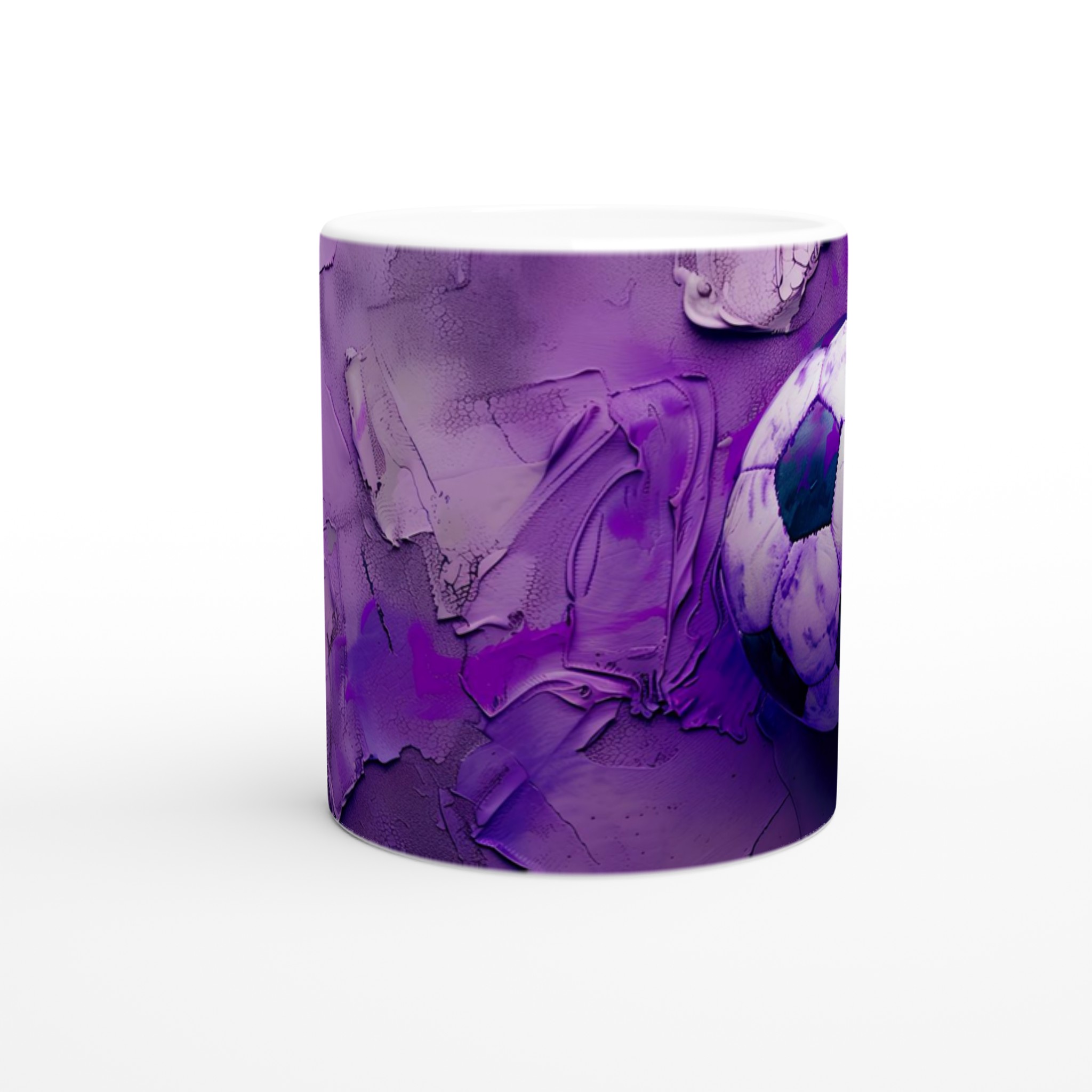 Abstrakt Lila Fotboll 11oz Keramisk Mugg – Konstnärlig Design i Flera Färgval 8 4bf24f7b-8d0a-4229-ab24-a507ab66dbd5