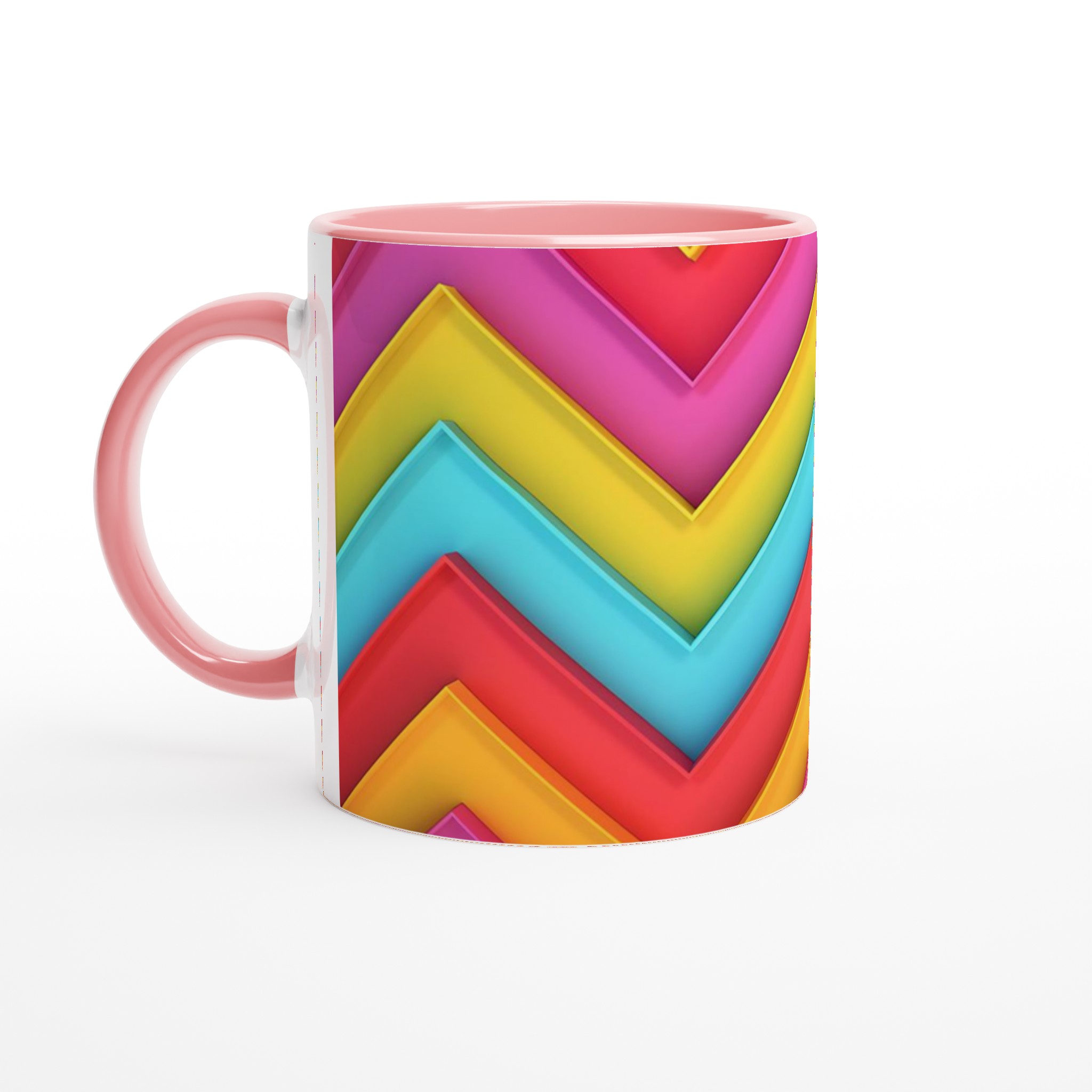 Färgglad Chevron Keramisk Mugg - Välj bland 7 Livfulla Nyanser för Din Perfekta Kaffestund! 7 4c4ea3c3-bb7d-4a9f-a185-62b4663444bd