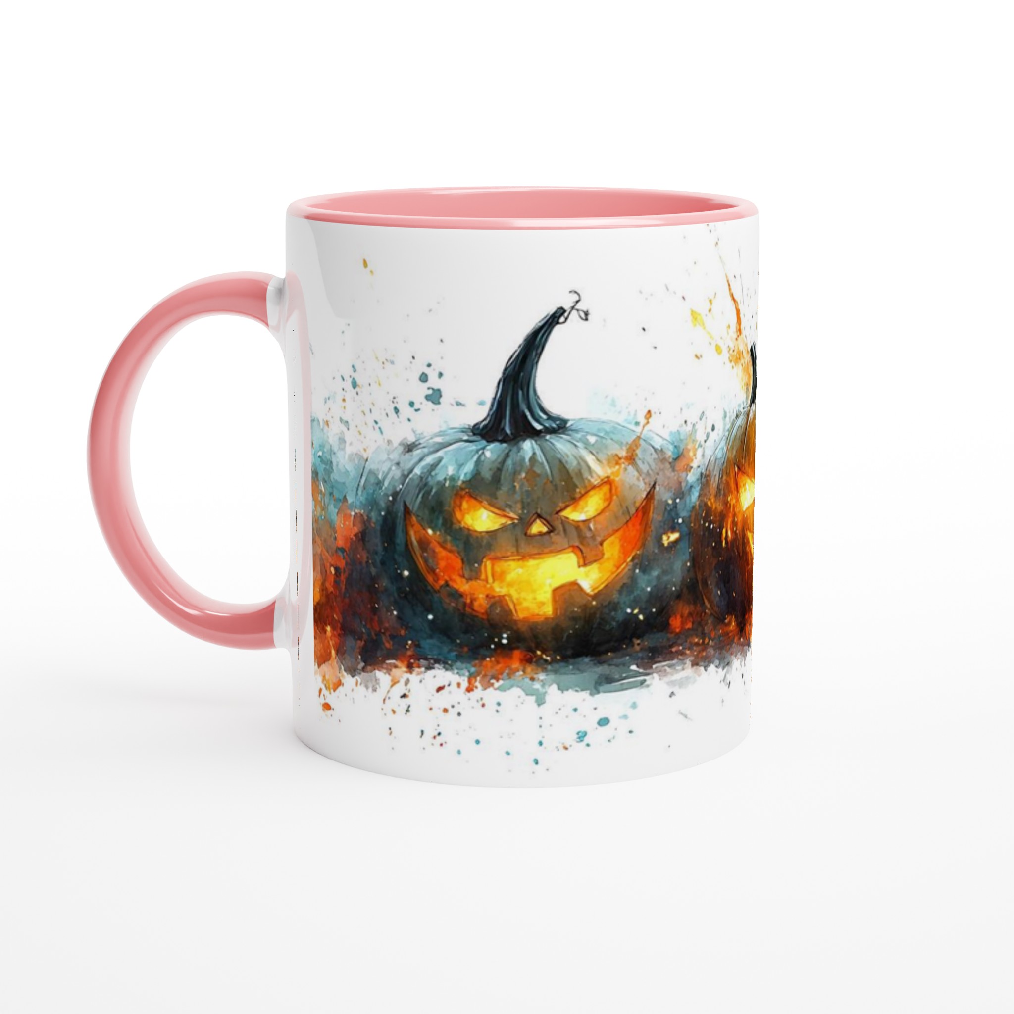 Spooky Watercolor Jack-o'-Lantern Keramikmugg – Perfekt för Halloween! 6 4c7865e0-318c-48c1-9f5b-917b81e58bae