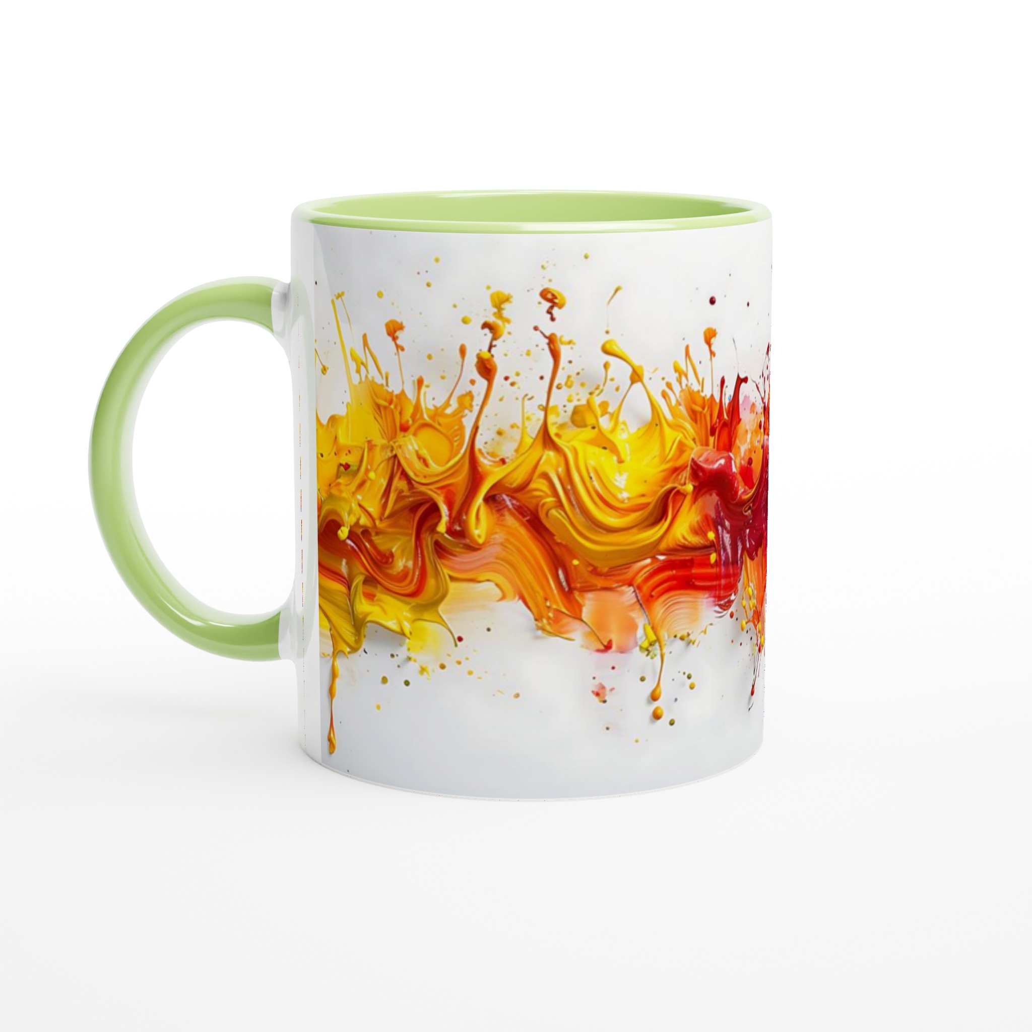 Vit 11oz Keramisk Mugg - Välj bland Regnbågens Färger för en Livlig Start på Dagen! 7 4c8f9c3c-85e2-4529-b273-dd32decadfe6